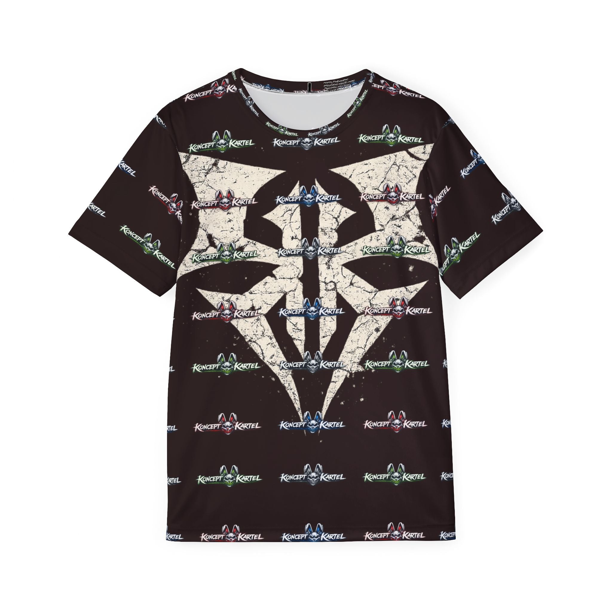 Men's Graphic Jersey — Scary Bunny Skull All-Over Print
