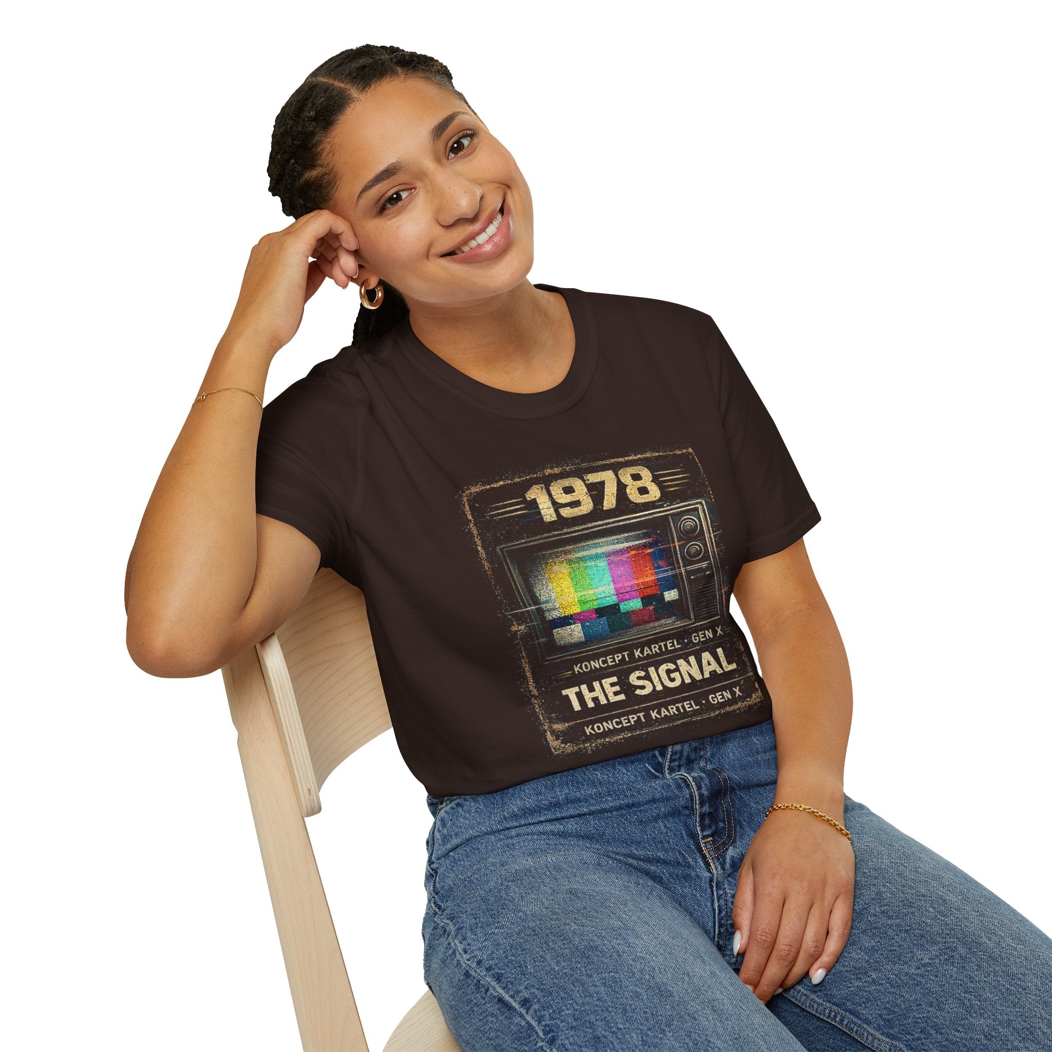 1978 "The Signal" Retro TV Tee — Vintage Broadcast Graphic T-Shirt