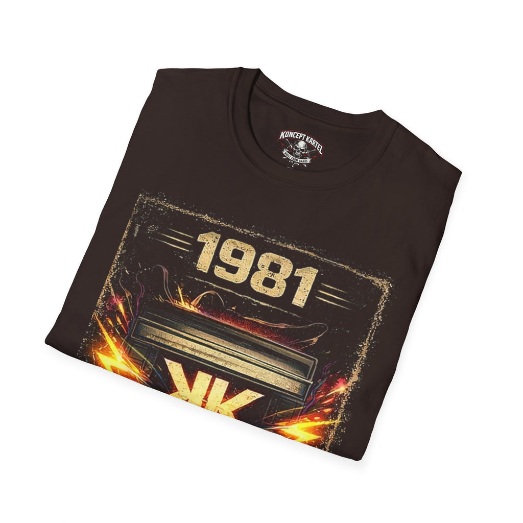 1981 Retro Arcade T-Shirt — Koncept Kartel Gen X Graphic Tee