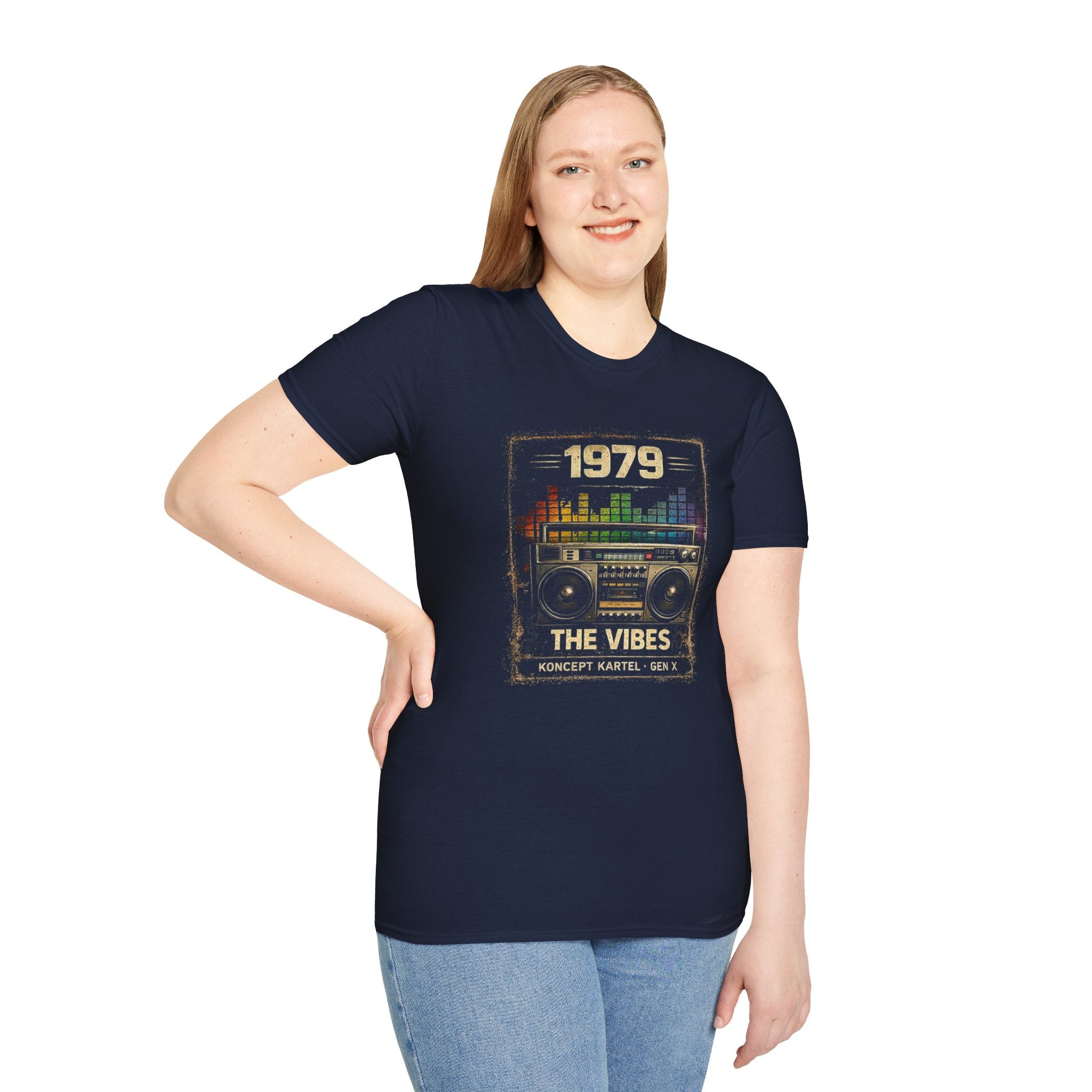 1979 The Vibes Retro Boombox T-Shirt