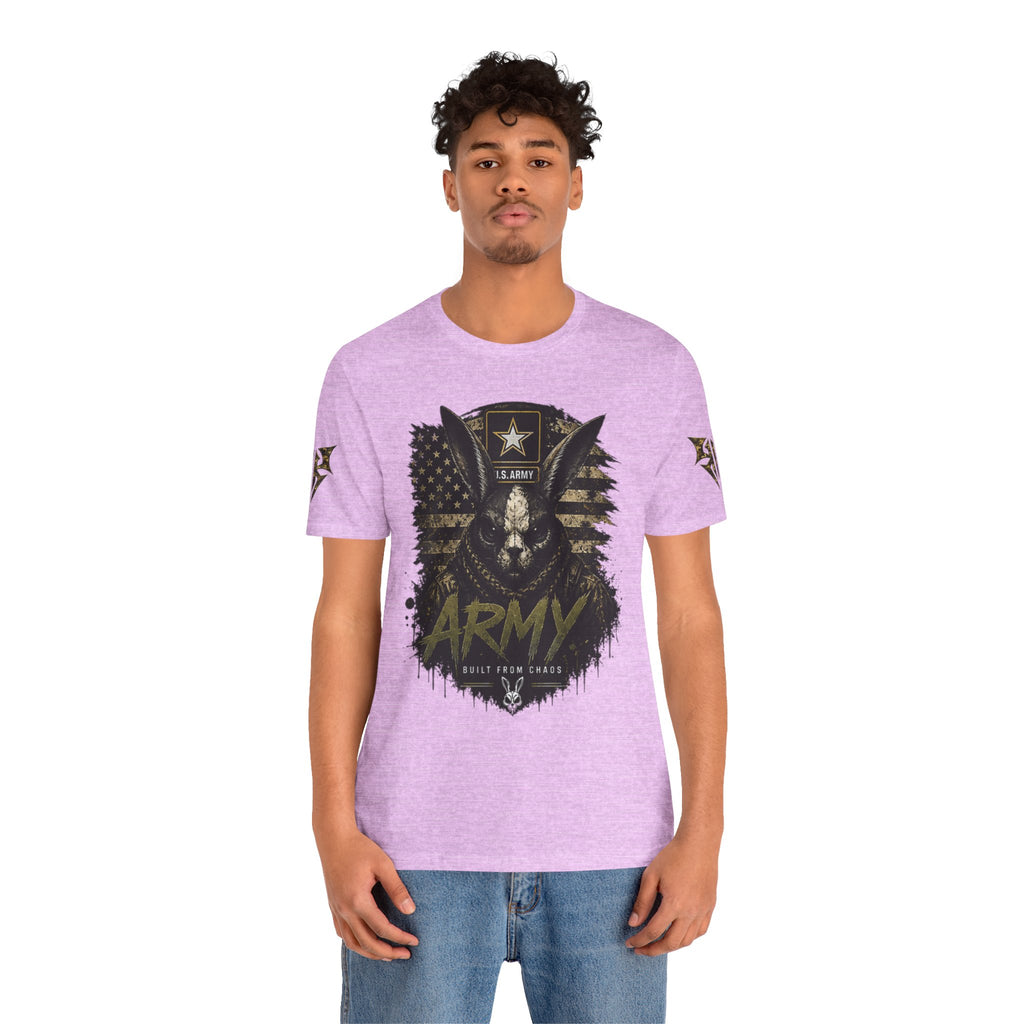 Army We Lead The Way Graphic Tee — Military Skull & Flag T-Shirt