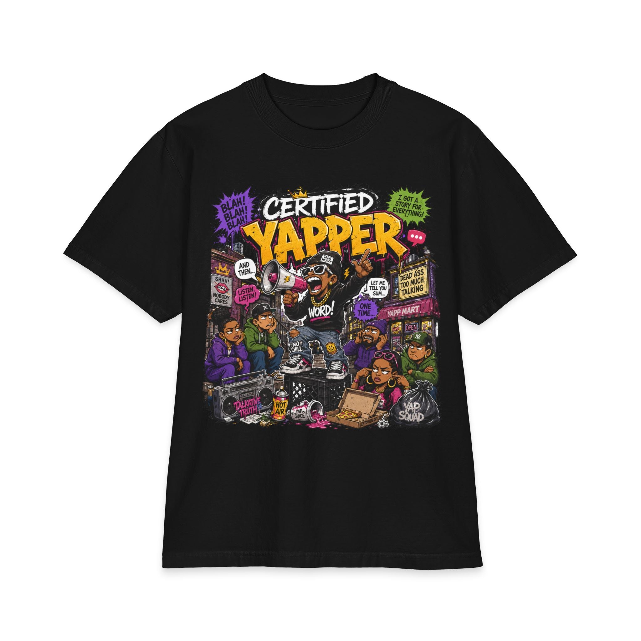 Certified Yapper Graphic T-Shirt — Bold Streetwear Tee