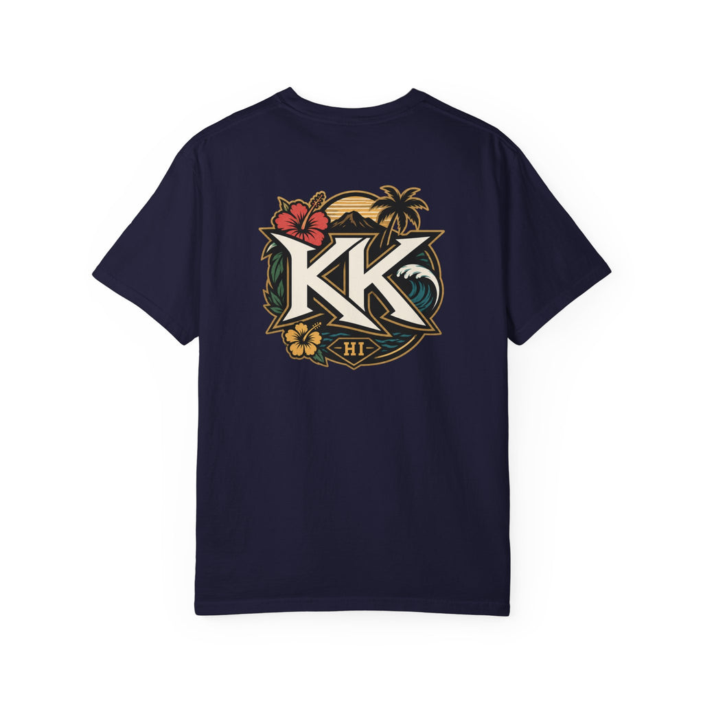 Hawaii Island Vibes T-Shirt — 'Island Time, Main Character Vibes' Tropical Tee