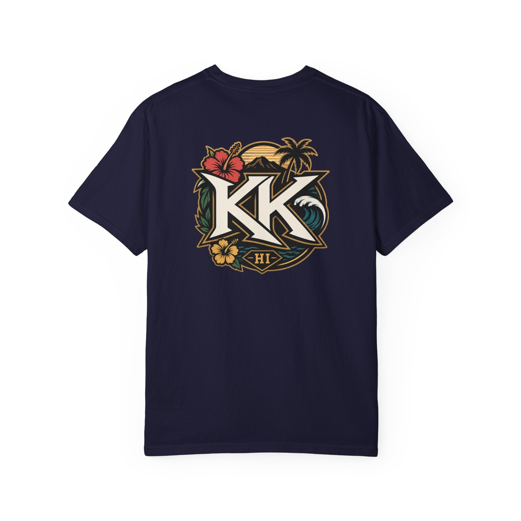 Hawaii Island Vibes T-Shirt — 'Island Time, Main Character Vibes' Tropical Tee