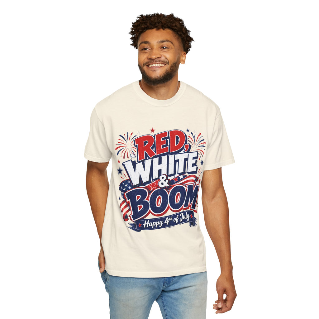 Red, White & Boom 4th of July T-Shirt