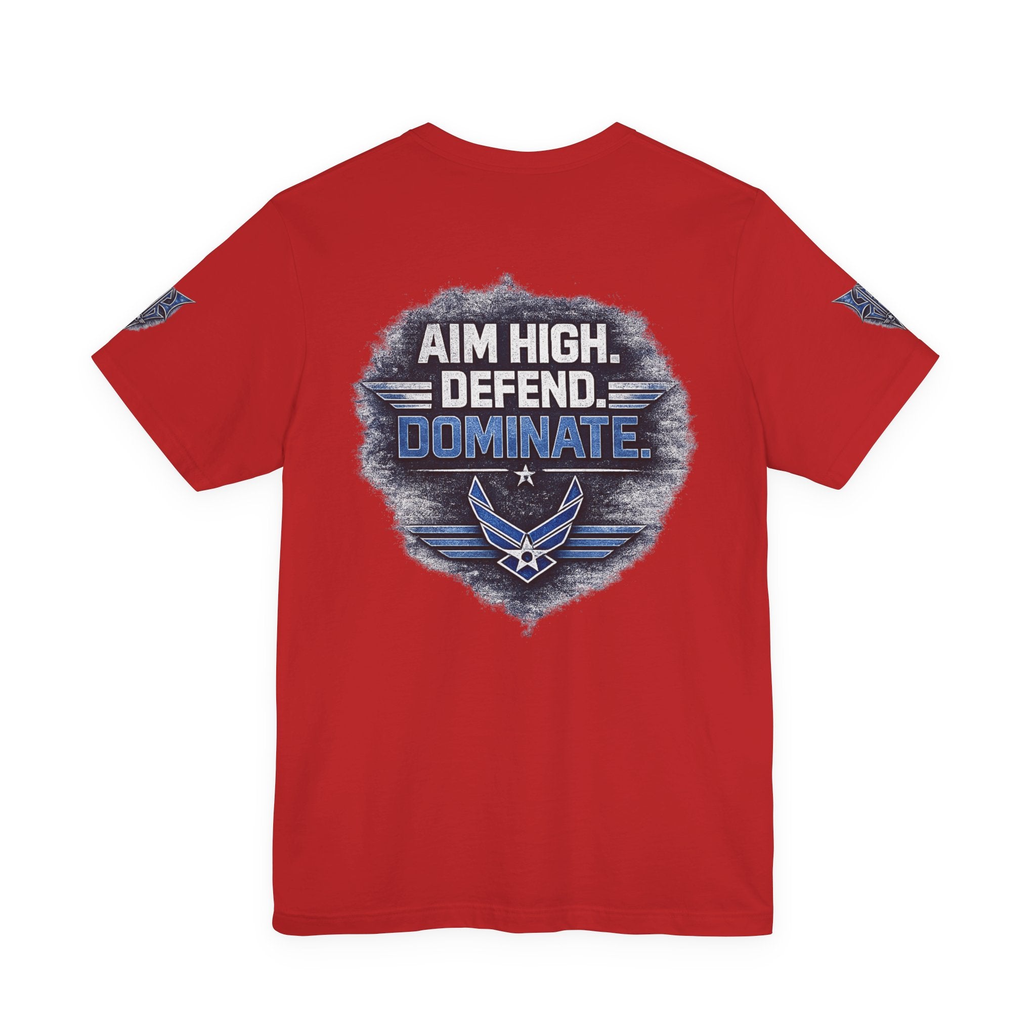 Air Force Pilot Mask Tee — "Air Force Above All" Military Aviation T-Shirt