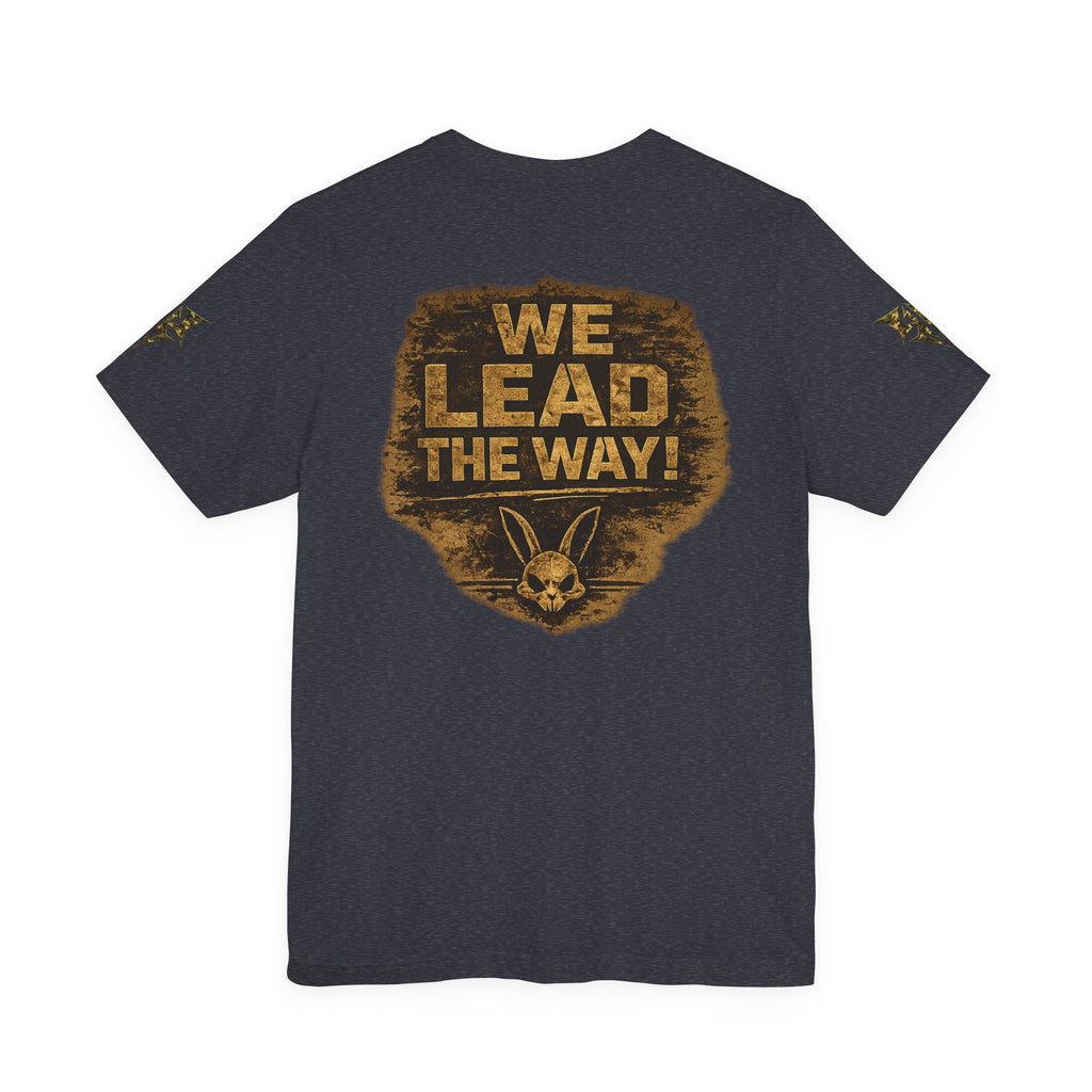 Army We Lead The Way Graphic Tee — Military Skull & Flag T-Shirt