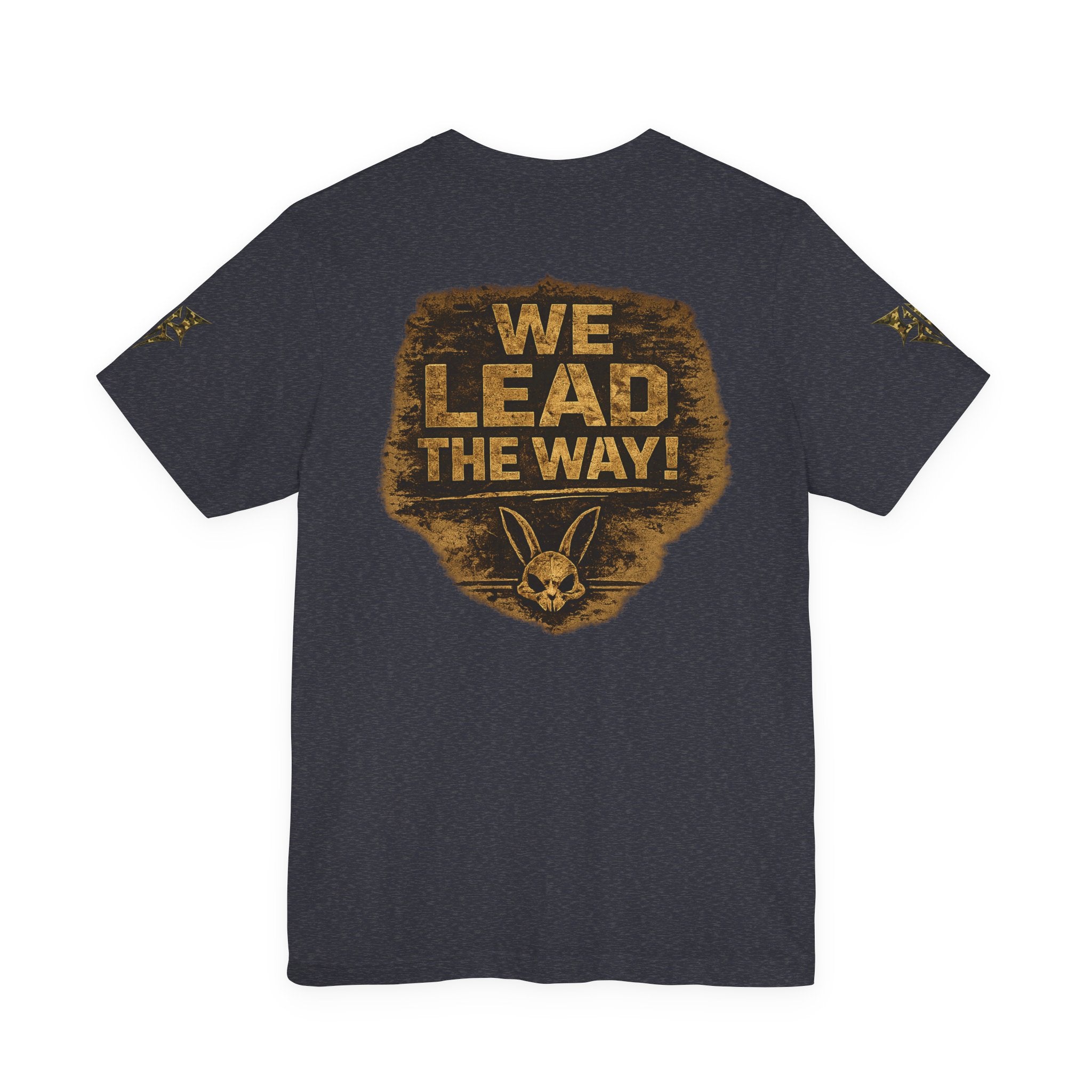 Army We Lead The Way Graphic Tee — Military Skull & Flag T-Shirt