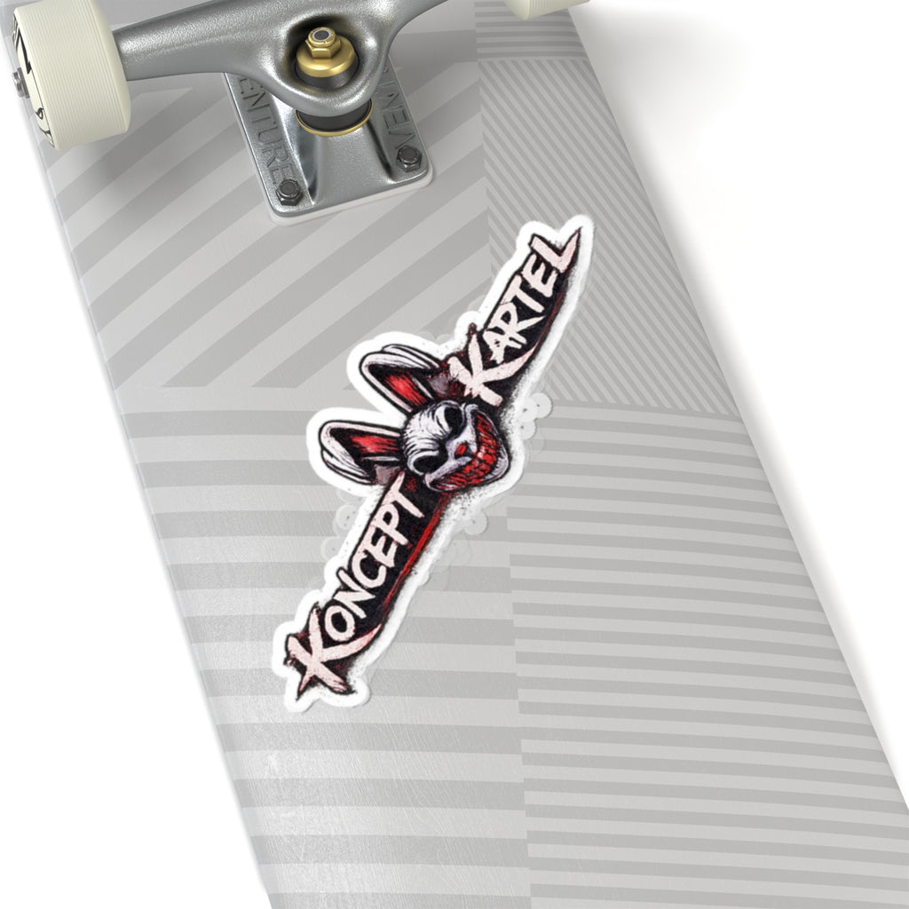 Koncept Kartel Rabbit Logo Sticker — Kiss-Cut Vinyl Decal