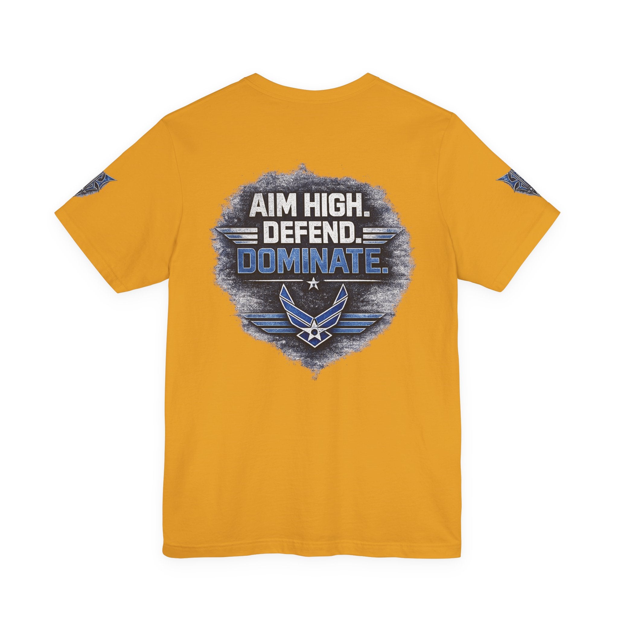 Air Force Pilot Mask Tee — "Air Force Above All" Military Aviation T-Shirt