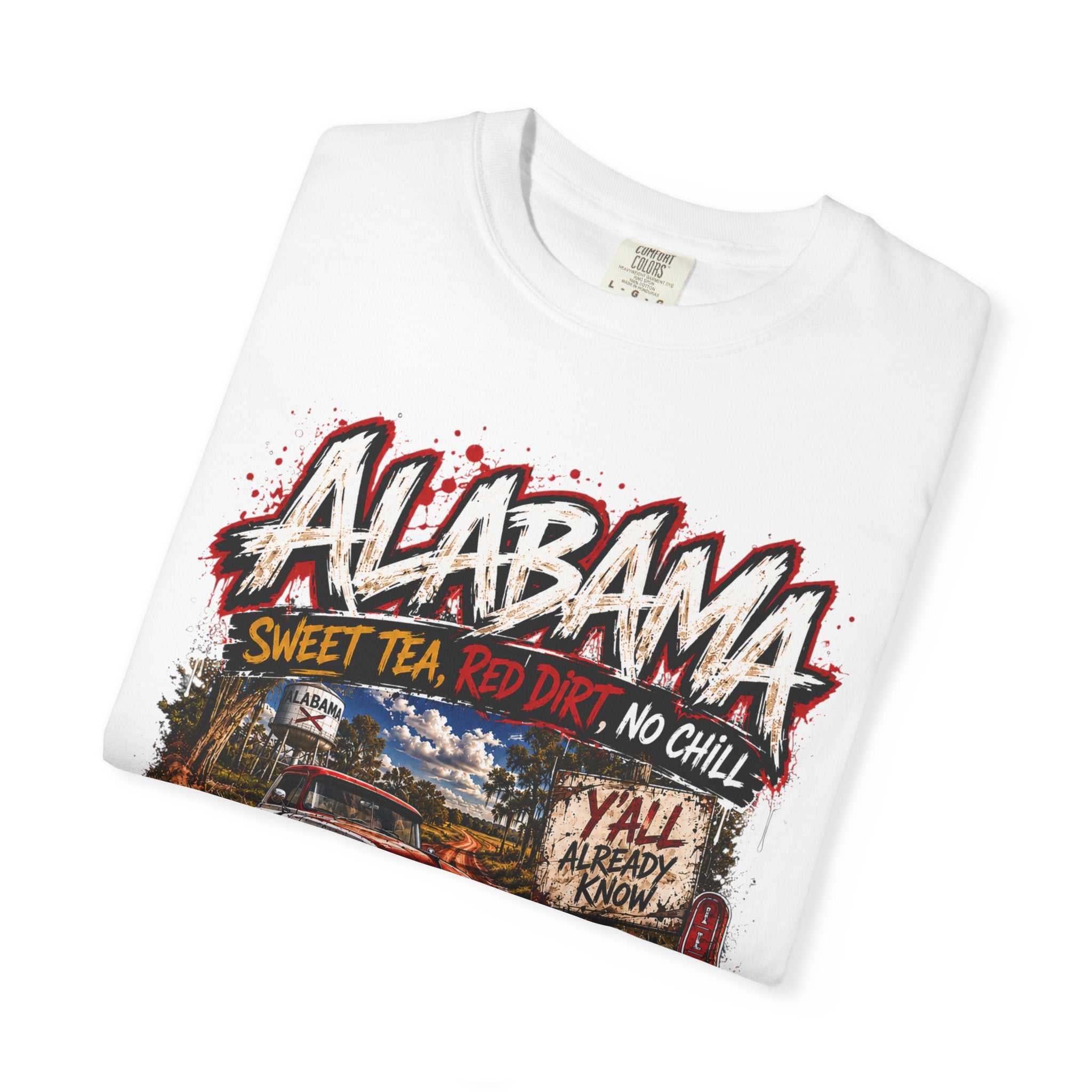 Alabama Vintage Truck T-Shirt — Sweet Tea, No Chill Graphic Tee