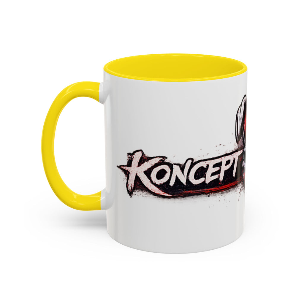 Dark Bunny Logo Accent Coffee Mug — 'Kartel' Graphic 11/15oz