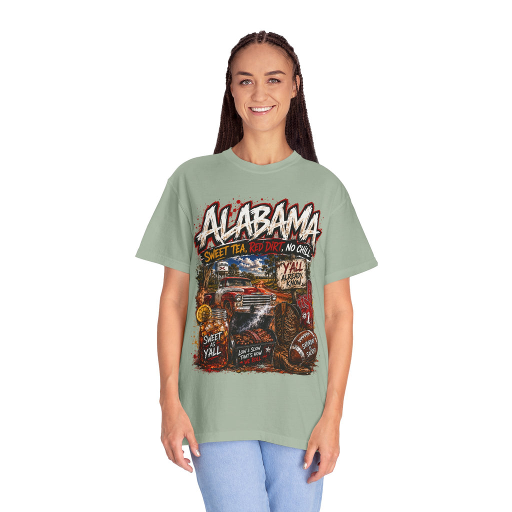 Alabama Vintage Truck T-Shirt — Sweet Tea, No Chill Graphic Tee