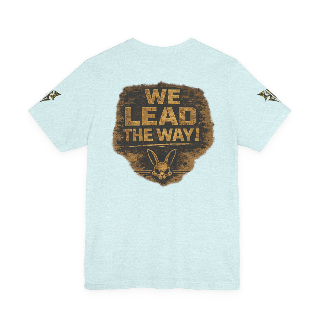 Army We Lead The Way Graphic Tee — Military Skull & Flag T-Shirt