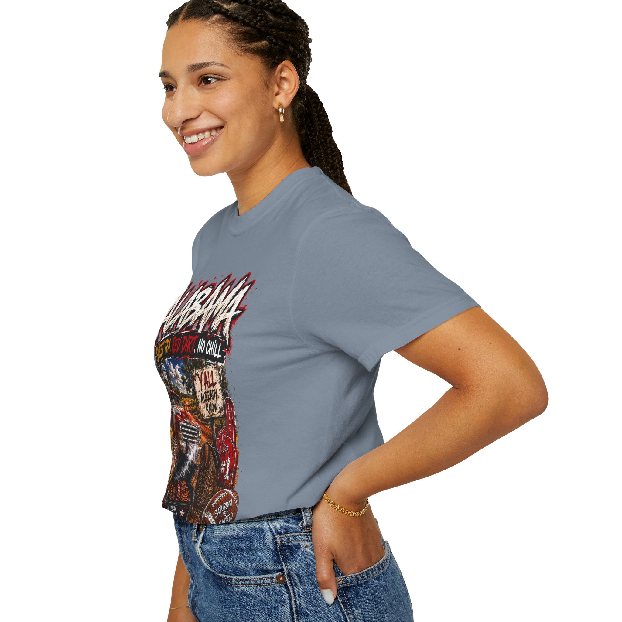 Alabama Vintage Truck T-Shirt — Sweet Tea, No Chill Graphic Tee