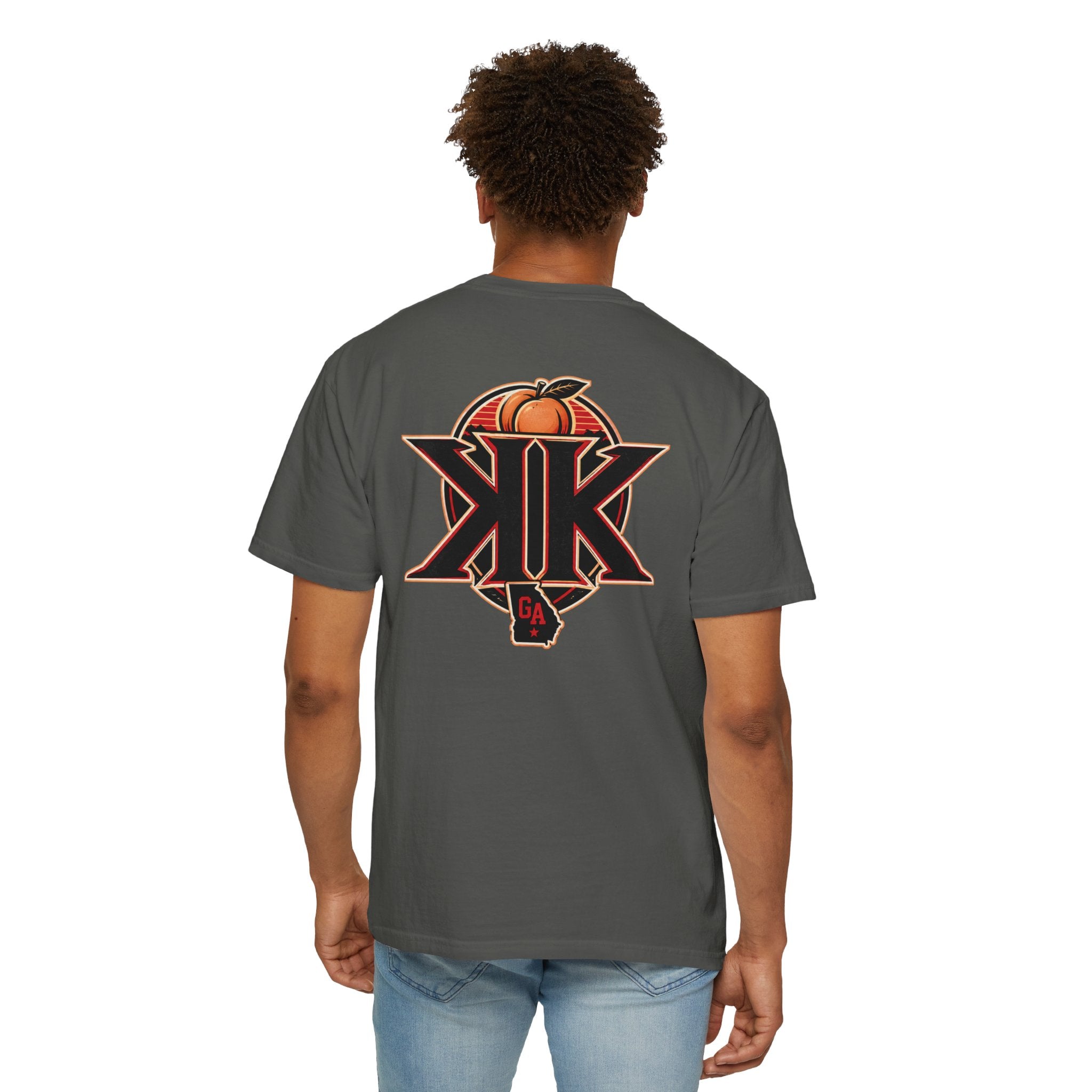 Georgia Peach Vintage Graphic T-Shirt — Atlanta Street Food & Peach State Design