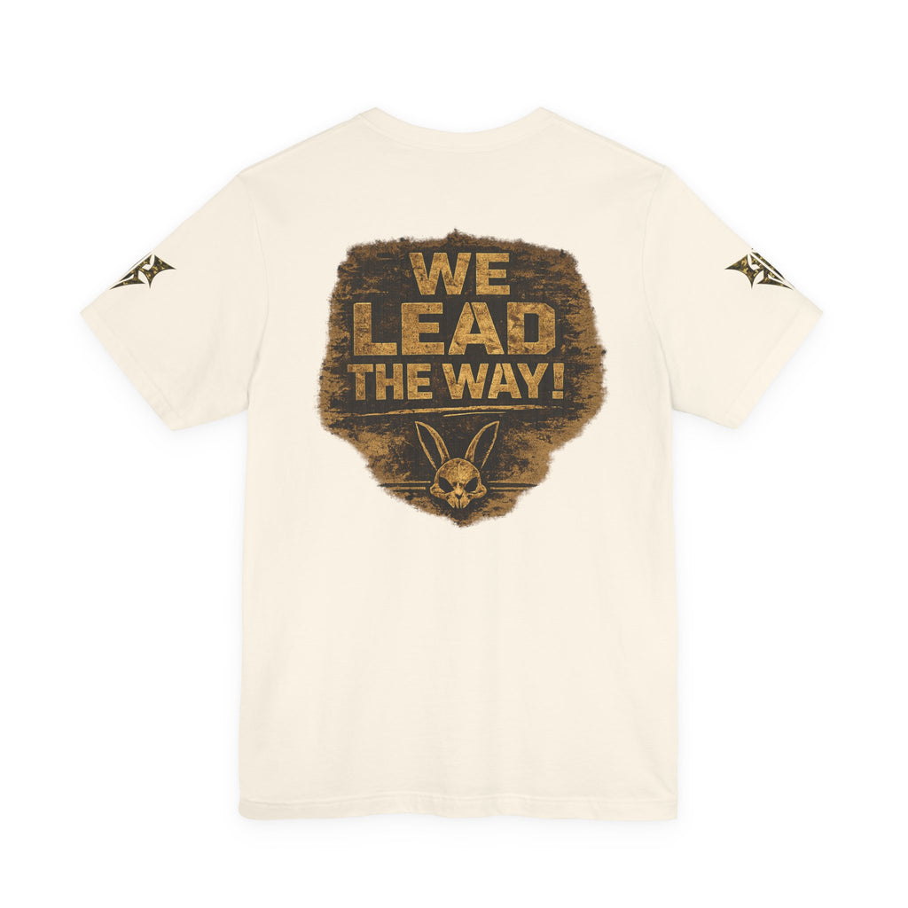 Army We Lead The Way Graphic Tee — Military Skull & Flag T-Shirt