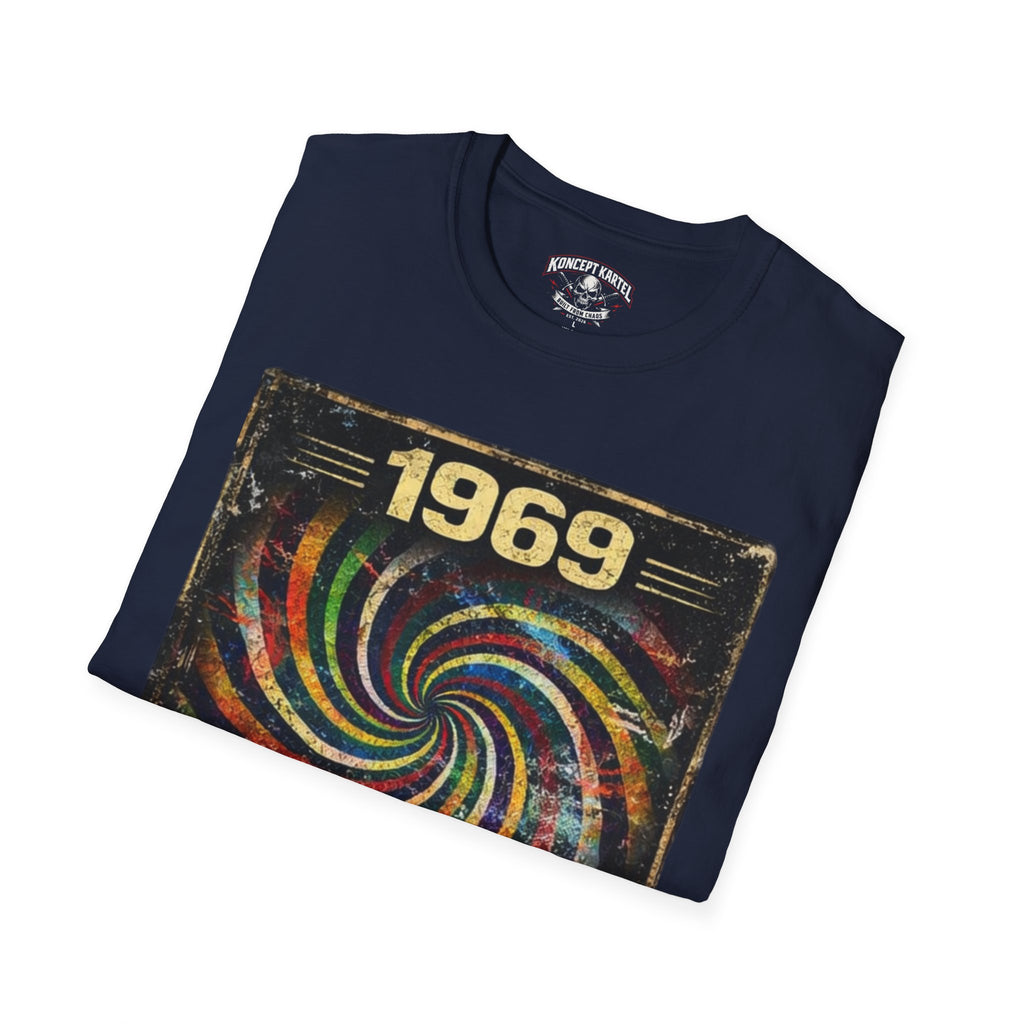 1969 Psych Revolution T‑Shirt — Vintage Psychedelic Graphic Tee