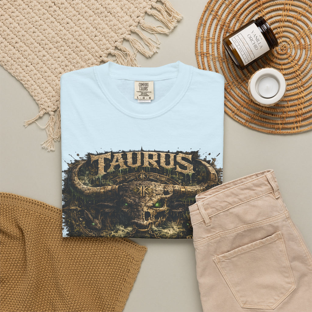 Taurus Zodiac T-Shirt — 'Built to Endure' Graphic Tee