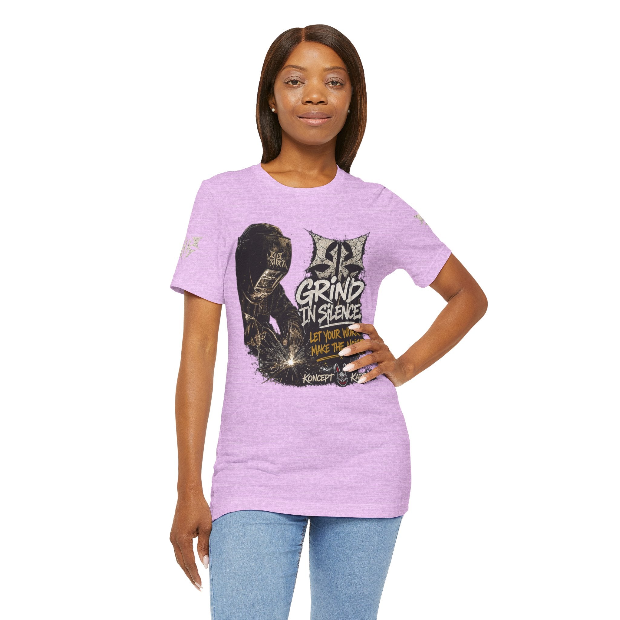 Grind in Silence Graphic Tee — "Let Your Work Make the Noise"
