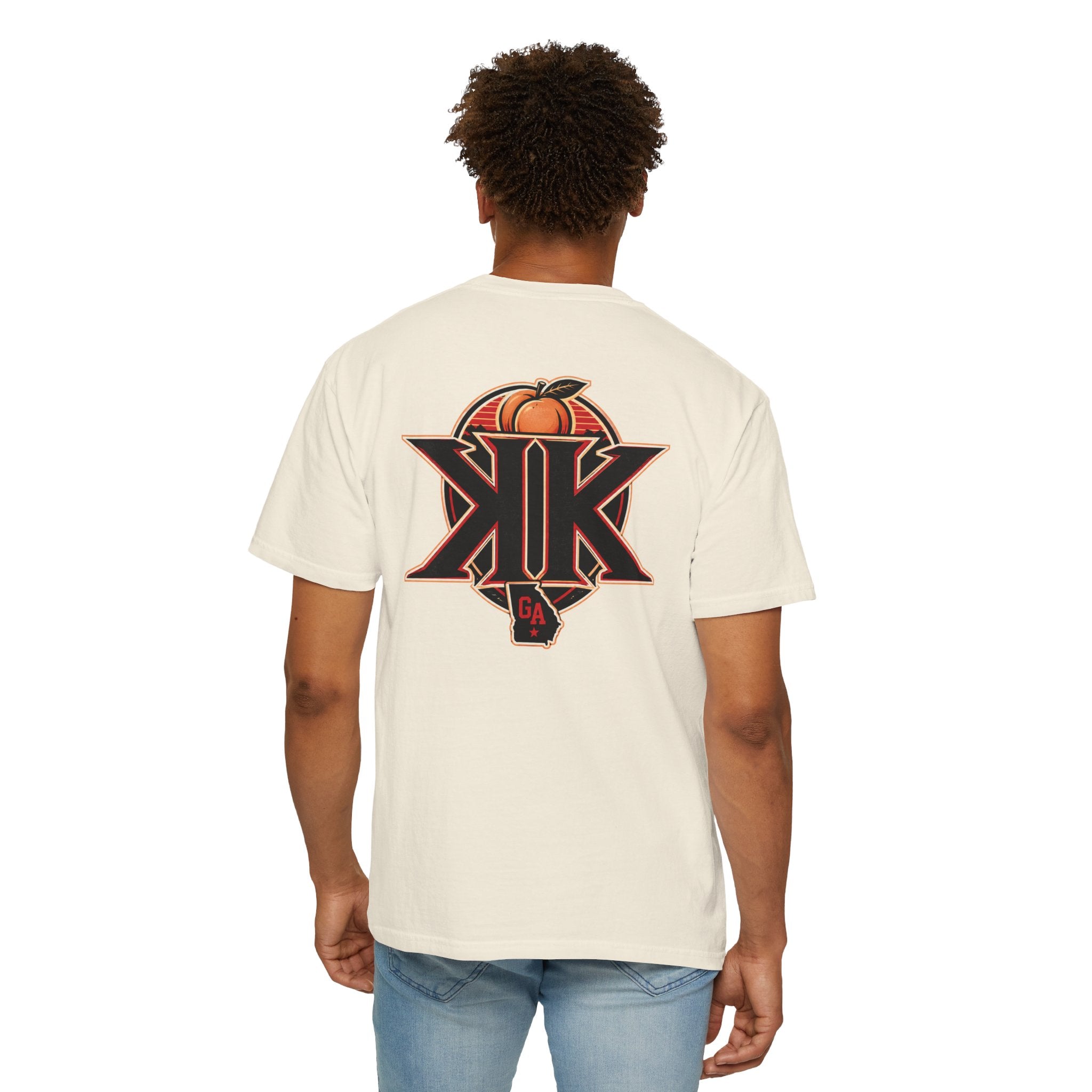Georgia Peach Vintage Graphic T-Shirt — Atlanta Street Food & Peach State Design