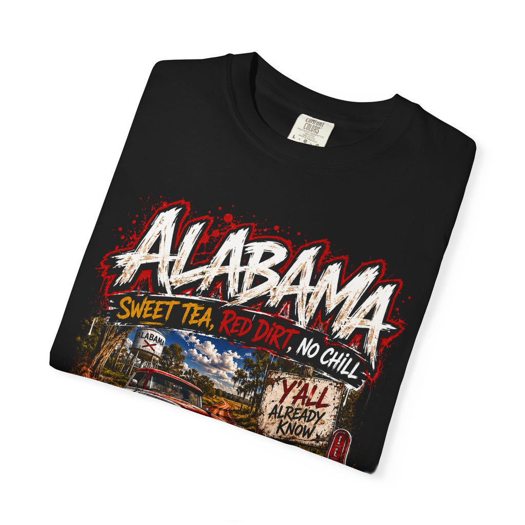 Alabama Vintage Truck T-Shirt — Sweet Tea, No Chill Graphic Tee