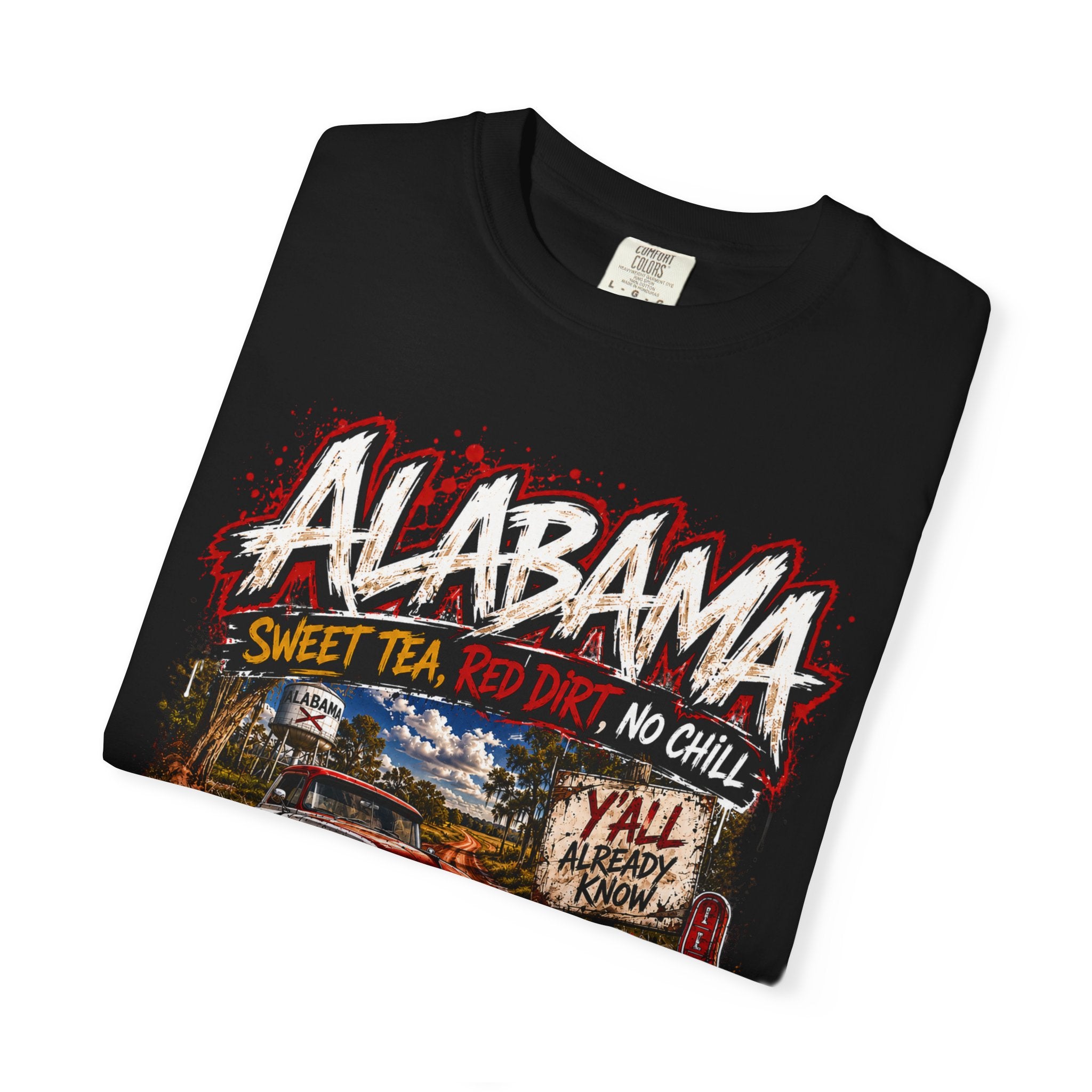 Alabama Vintage Truck T-Shirt — Sweet Tea, No Chill Graphic Tee