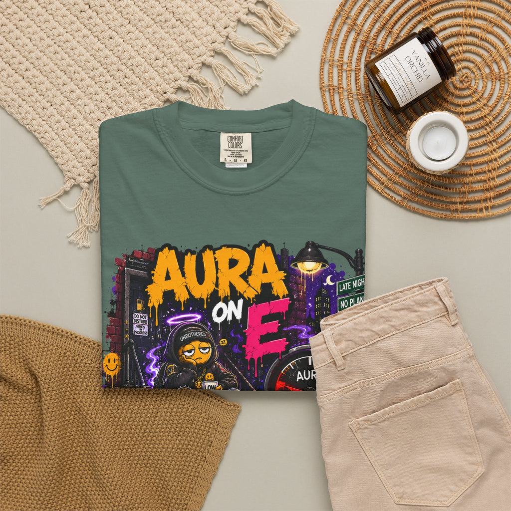 Aura On, Still Outside T-Shirt — Urban Graffiti Gaming Tee