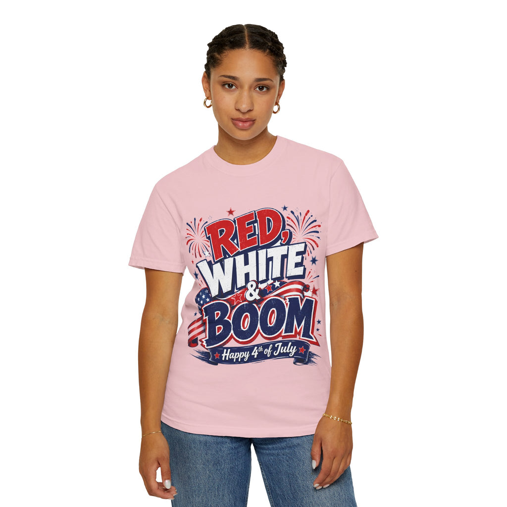Red, White & Boom 4th of July T-Shirt