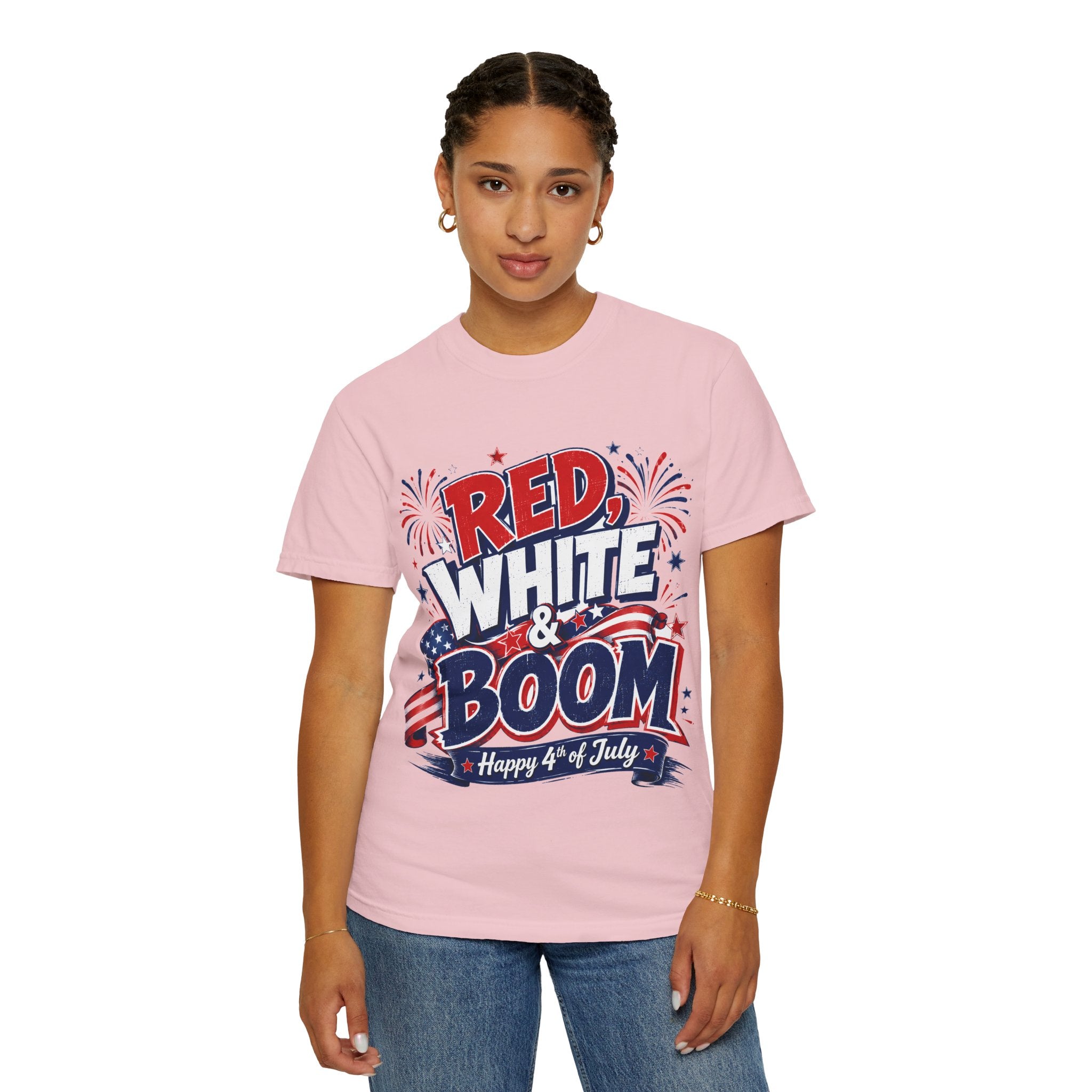 Red, White & Boom 4th of July T-Shirt