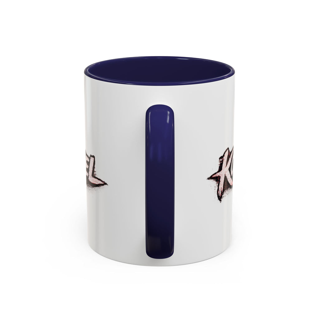 Dark Bunny Logo Accent Coffee Mug — 'Kartel' Graphic 11/15oz