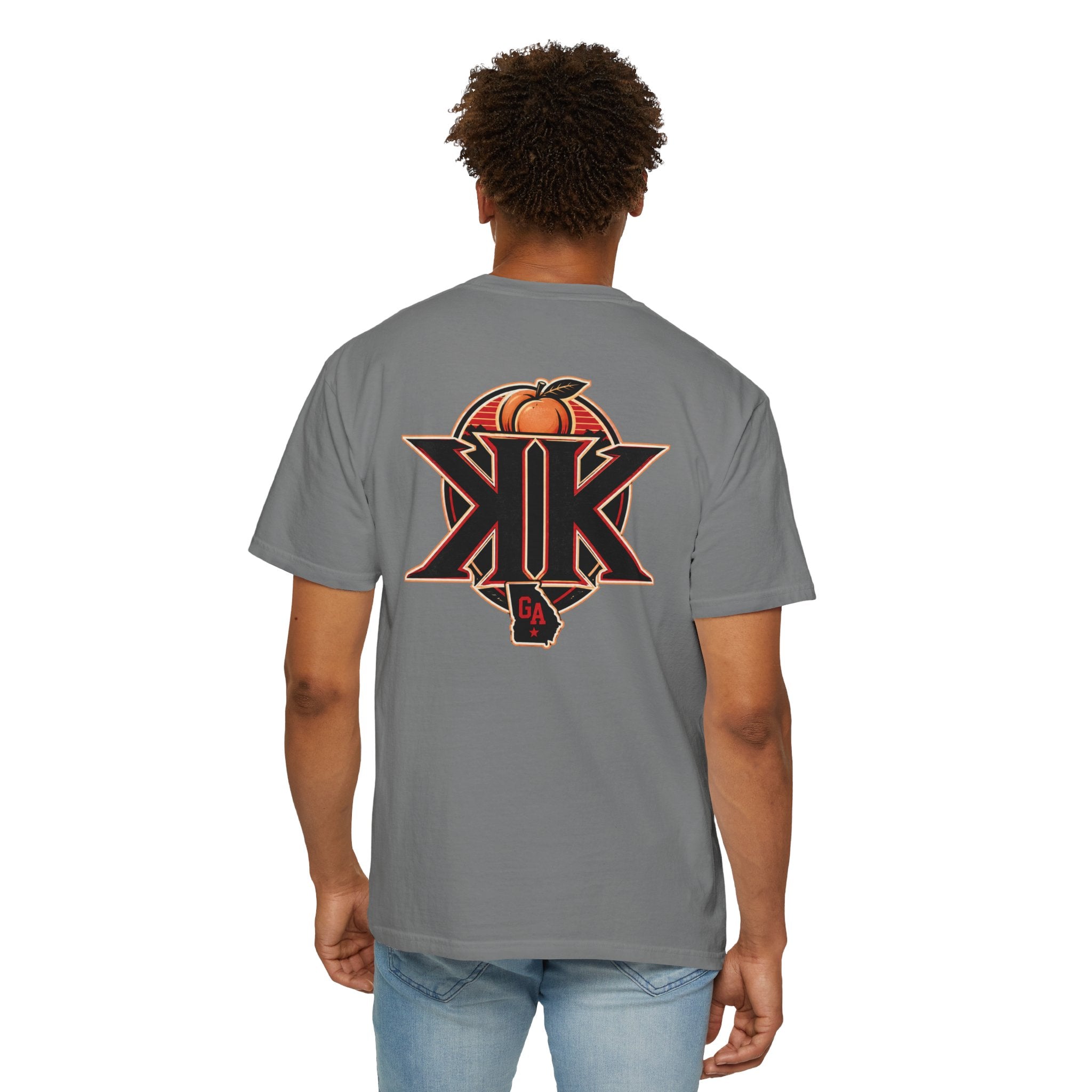 Georgia Peach Vintage Graphic T-Shirt — Atlanta Street Food & Peach State Design