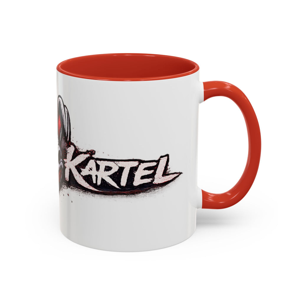 Dark Bunny Logo Accent Coffee Mug — 'Kartel' Graphic 11/15oz