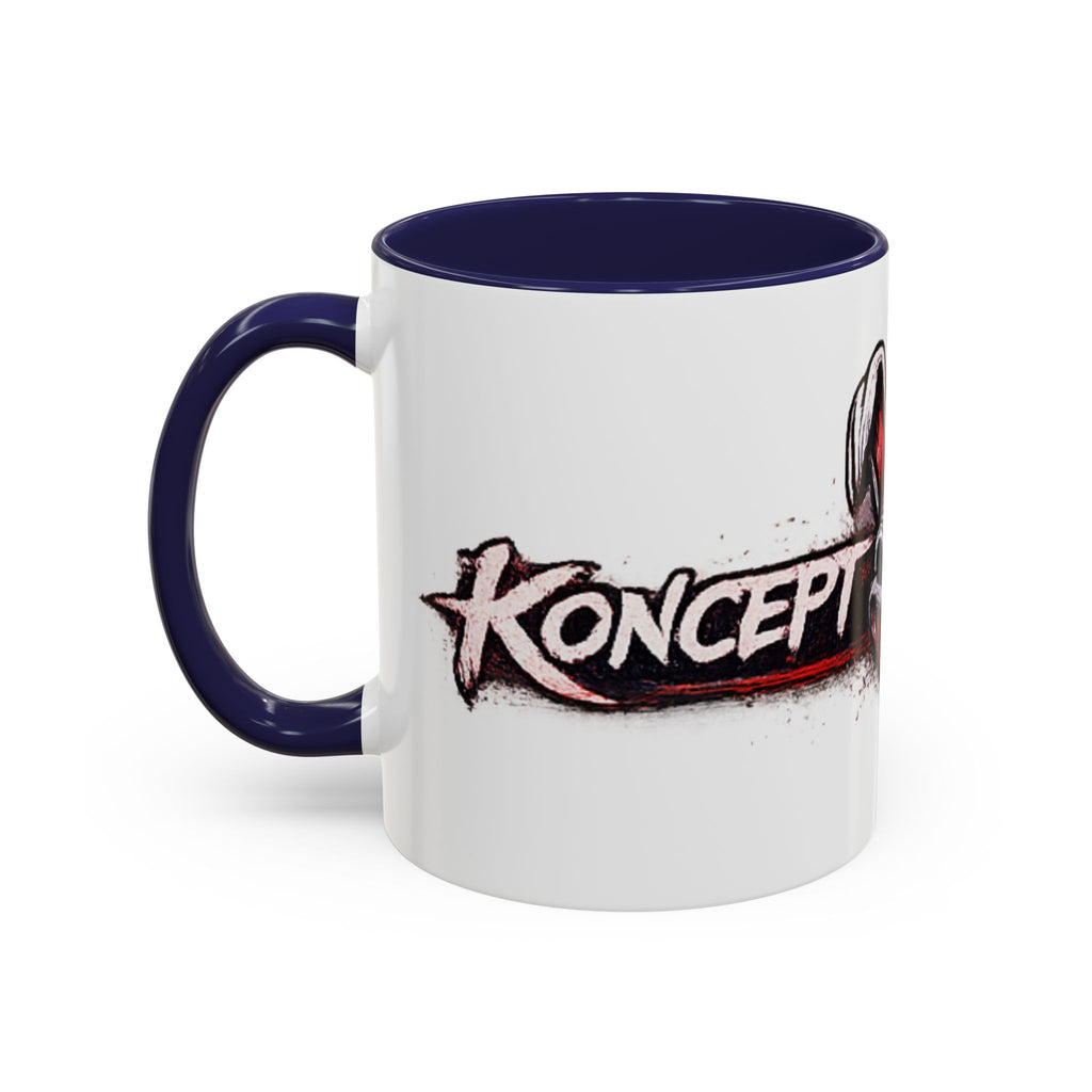 Dark Bunny Logo Accent Coffee Mug — 'Kartel' Graphic 11/15oz