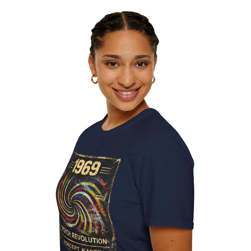 1969 Psych Revolution T‑Shirt — Vintage Psychedelic Graphic Tee