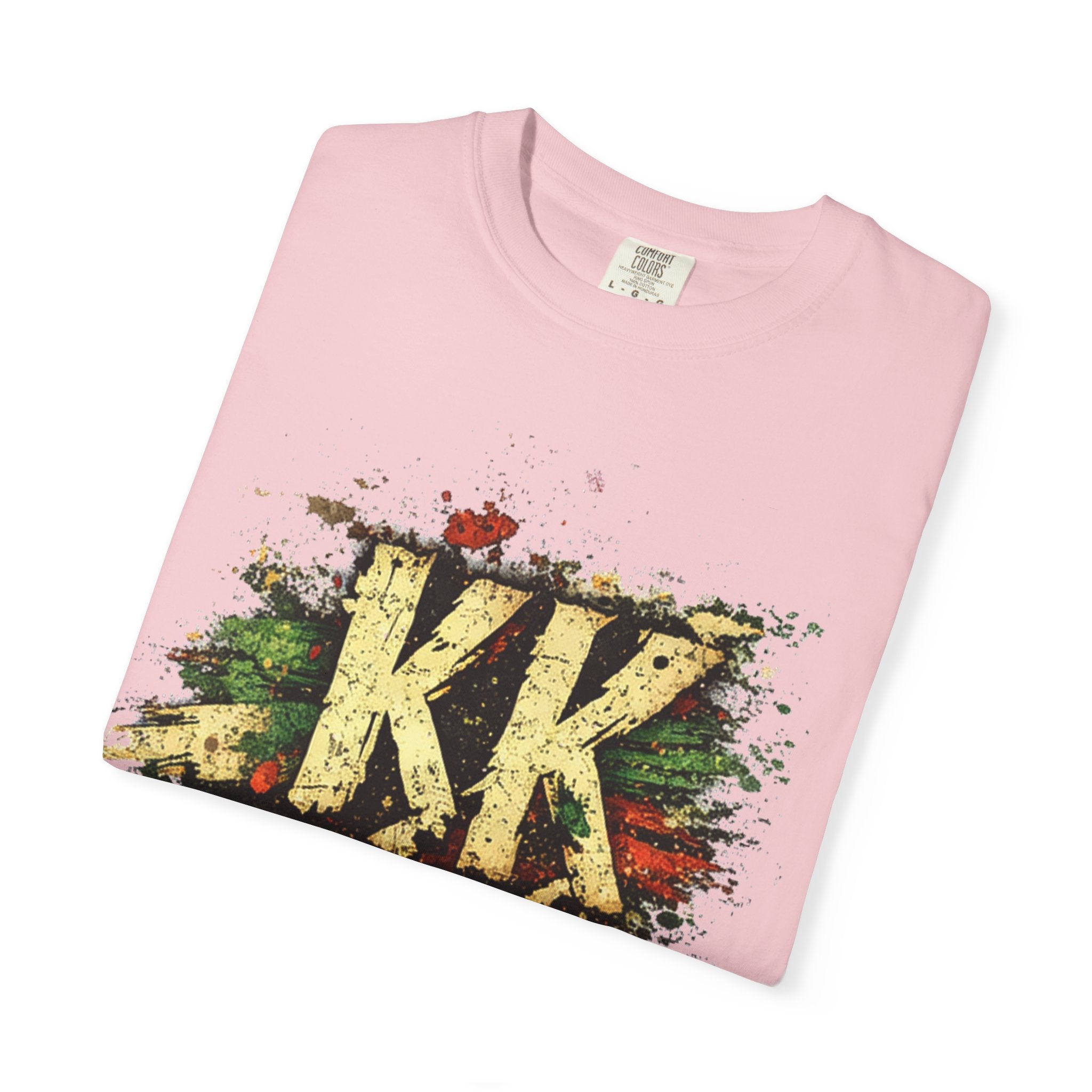 Cinco de Mayo Graphic T-Shirt — 'KK' Distressed Mexican Flag Design