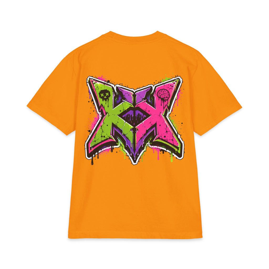 Brainrot Blvd Graphic Tee — Neon Graffiti Street Art T-Shirt