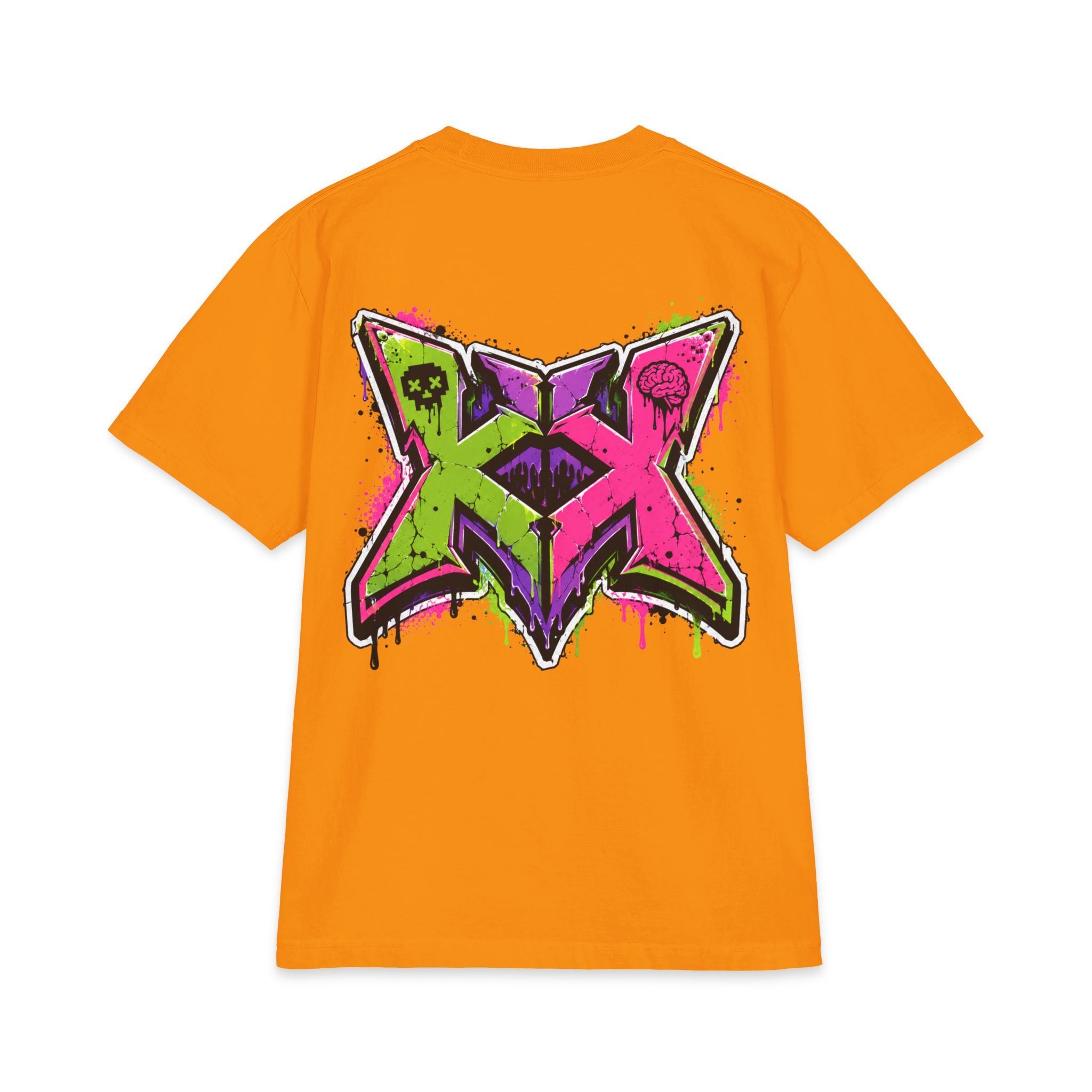 Brainrot Blvd Graphic Tee — Neon Graffiti Street Art T-Shirt