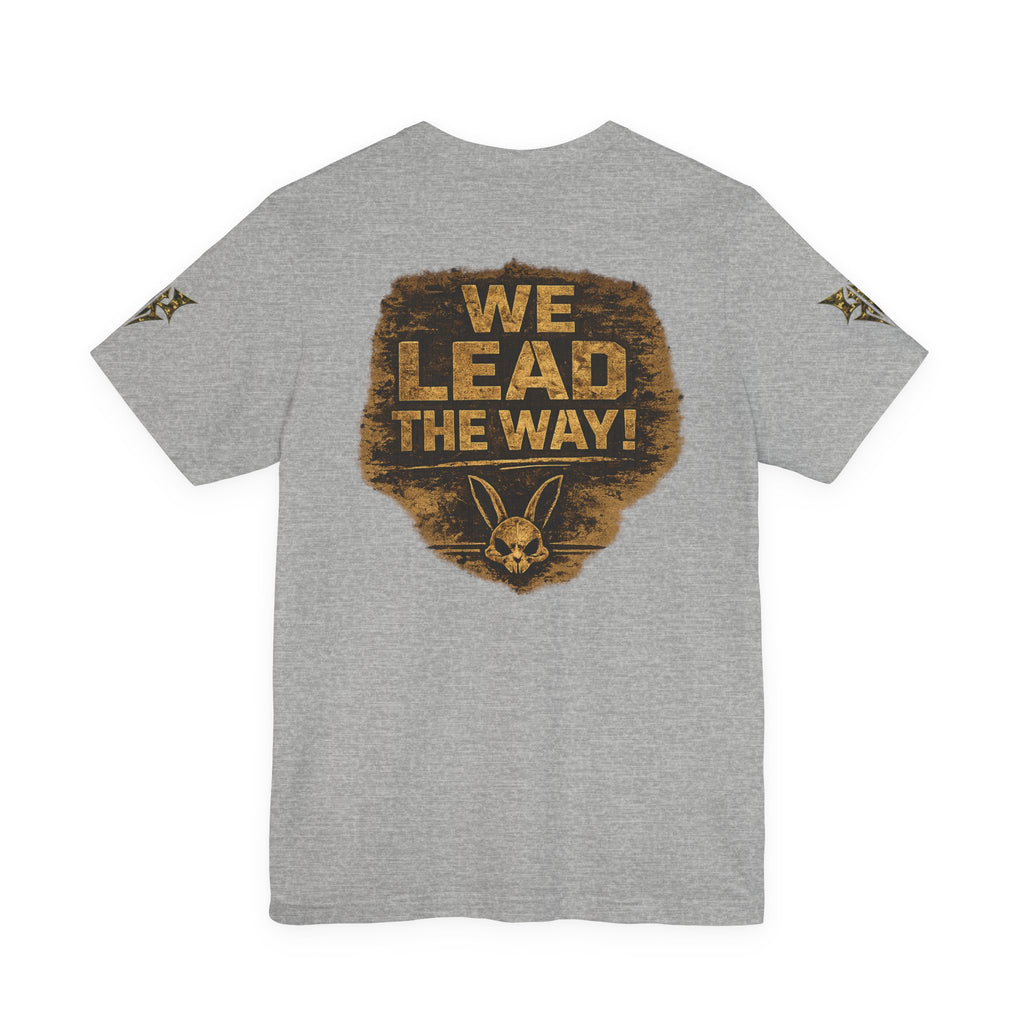 Army We Lead The Way Graphic Tee — Military Skull & Flag T-Shirt