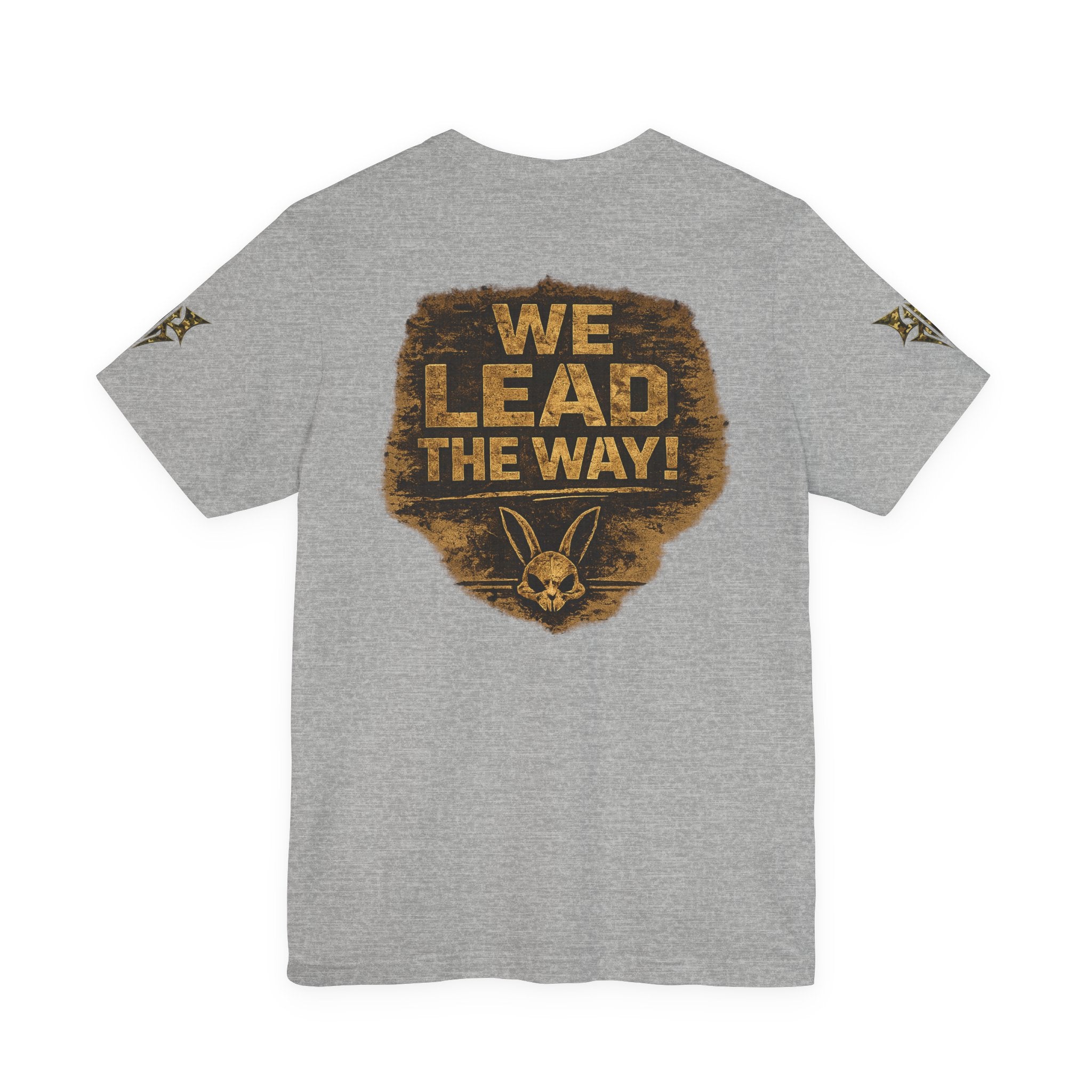 Army We Lead The Way Graphic Tee — Military Skull & Flag T-Shirt