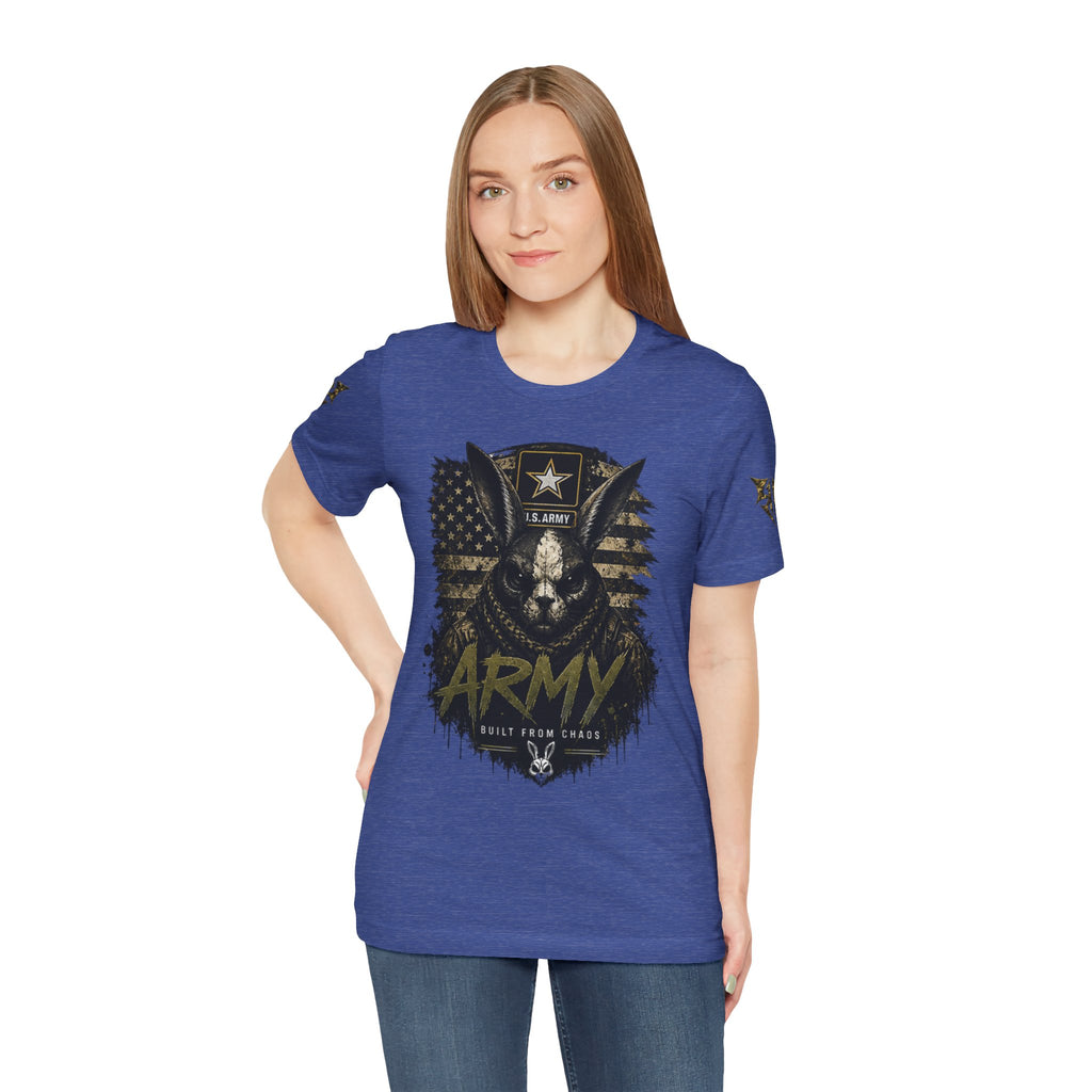 Army We Lead The Way Graphic Tee — Military Skull & Flag T-Shirt