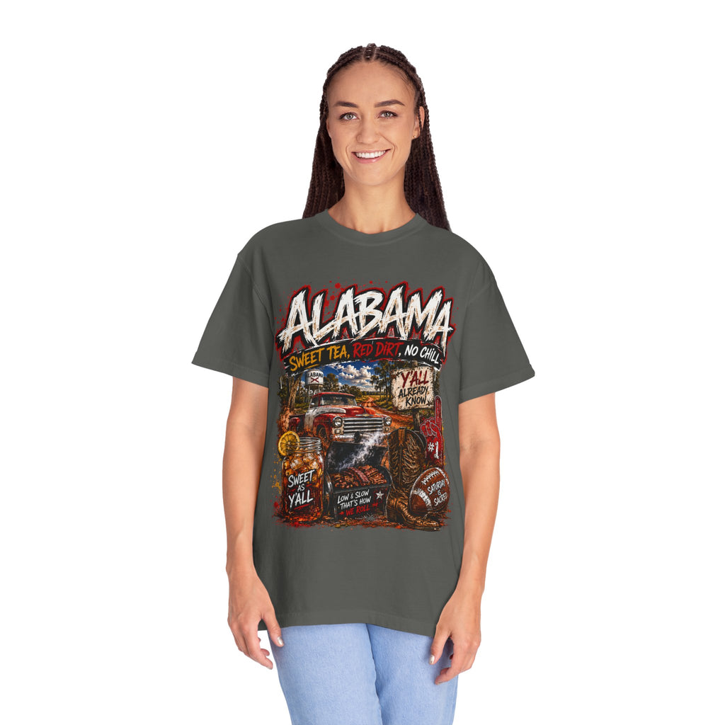 Alabama Vintage Truck T-Shirt — Sweet Tea, No Chill Graphic Tee
