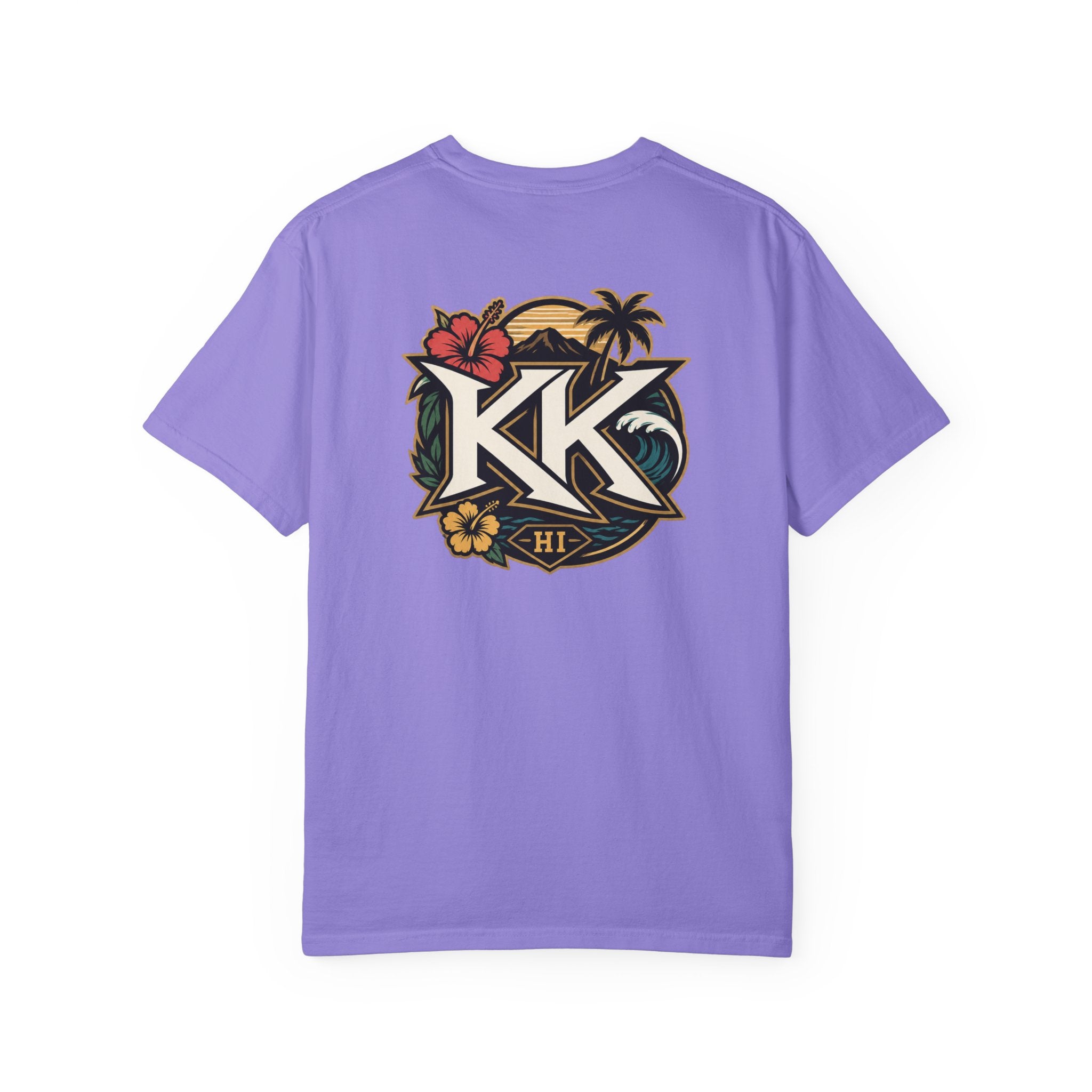 Hawaii Island Vibes T-Shirt — 'Island Time, Main Character Vibes' Tropical Tee