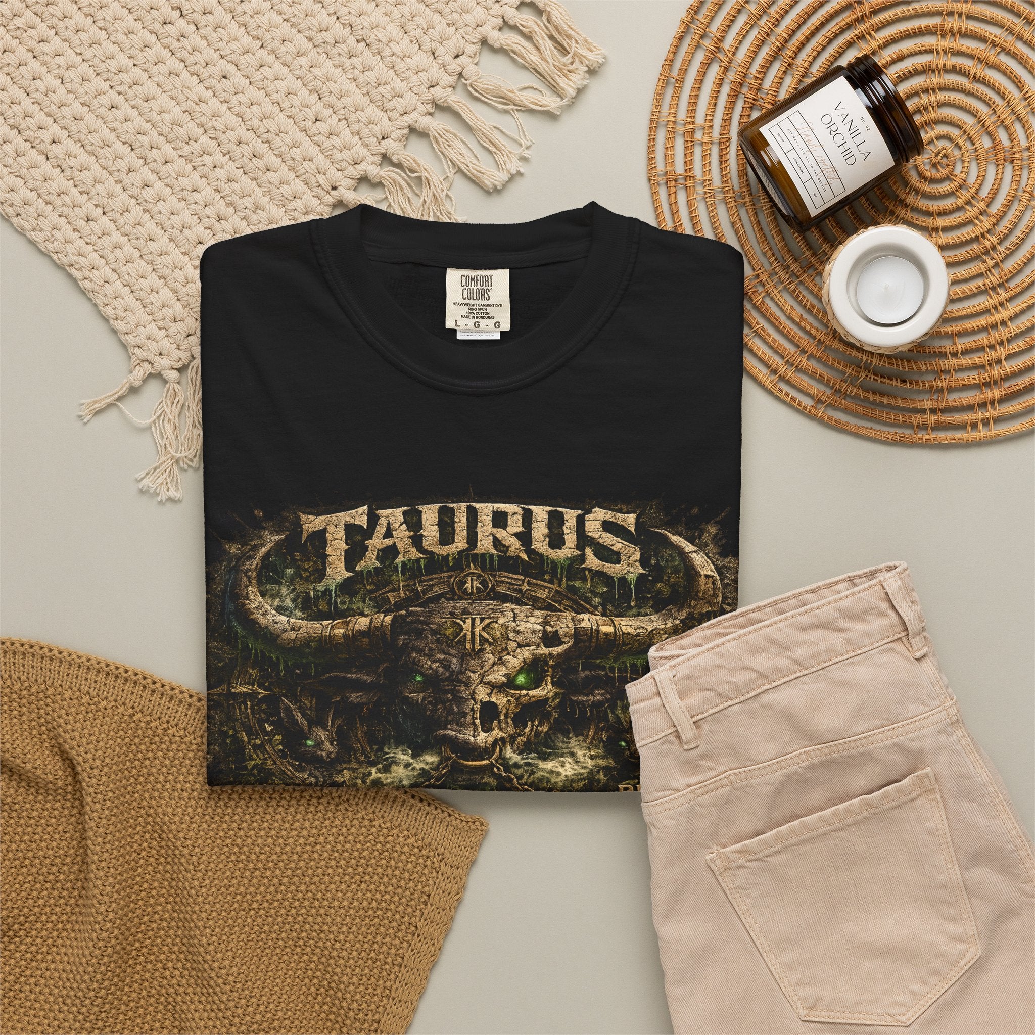 Taurus Zodiac T-Shirt — 'Built to Endure' Graphic Tee