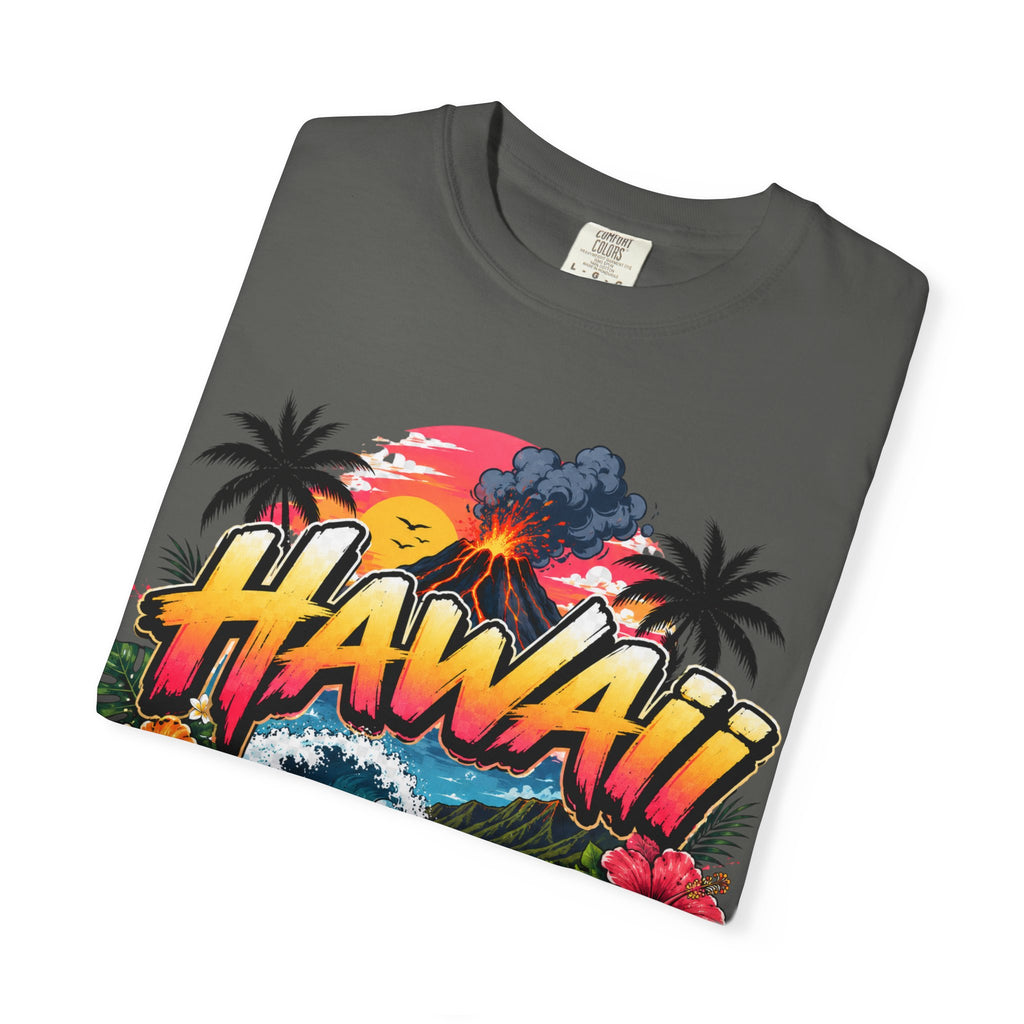 Hawaii Island Vibes T-Shirt — 'Island Time, Main Character Vibes' Tropical Tee