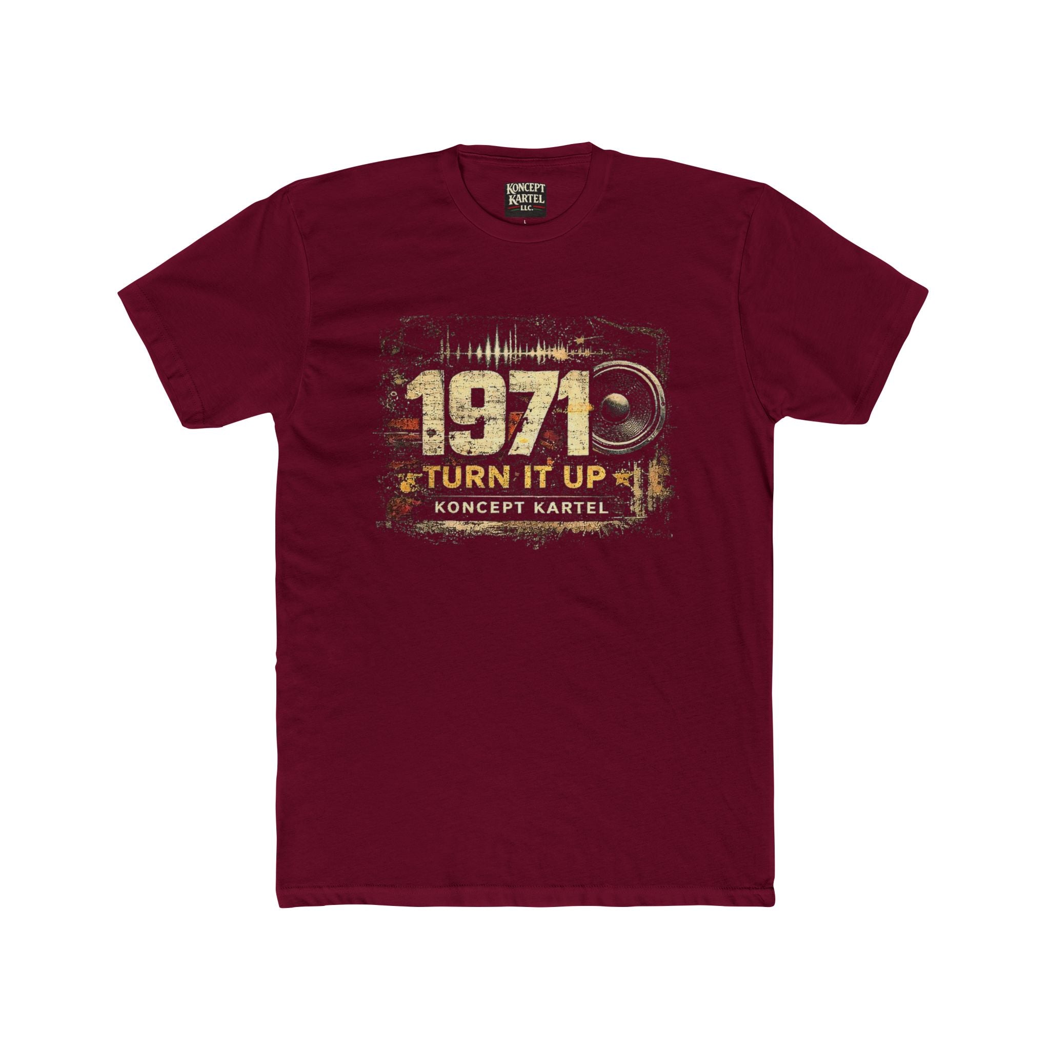 1971 Turn It Up Vintage Graphic Tee
