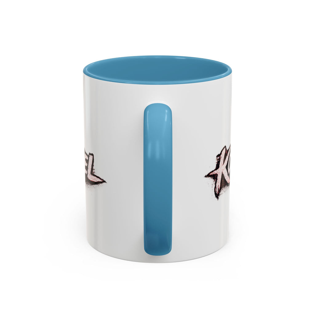 Dark Bunny Logo Accent Coffee Mug — 'Kartel' Graphic 11/15oz