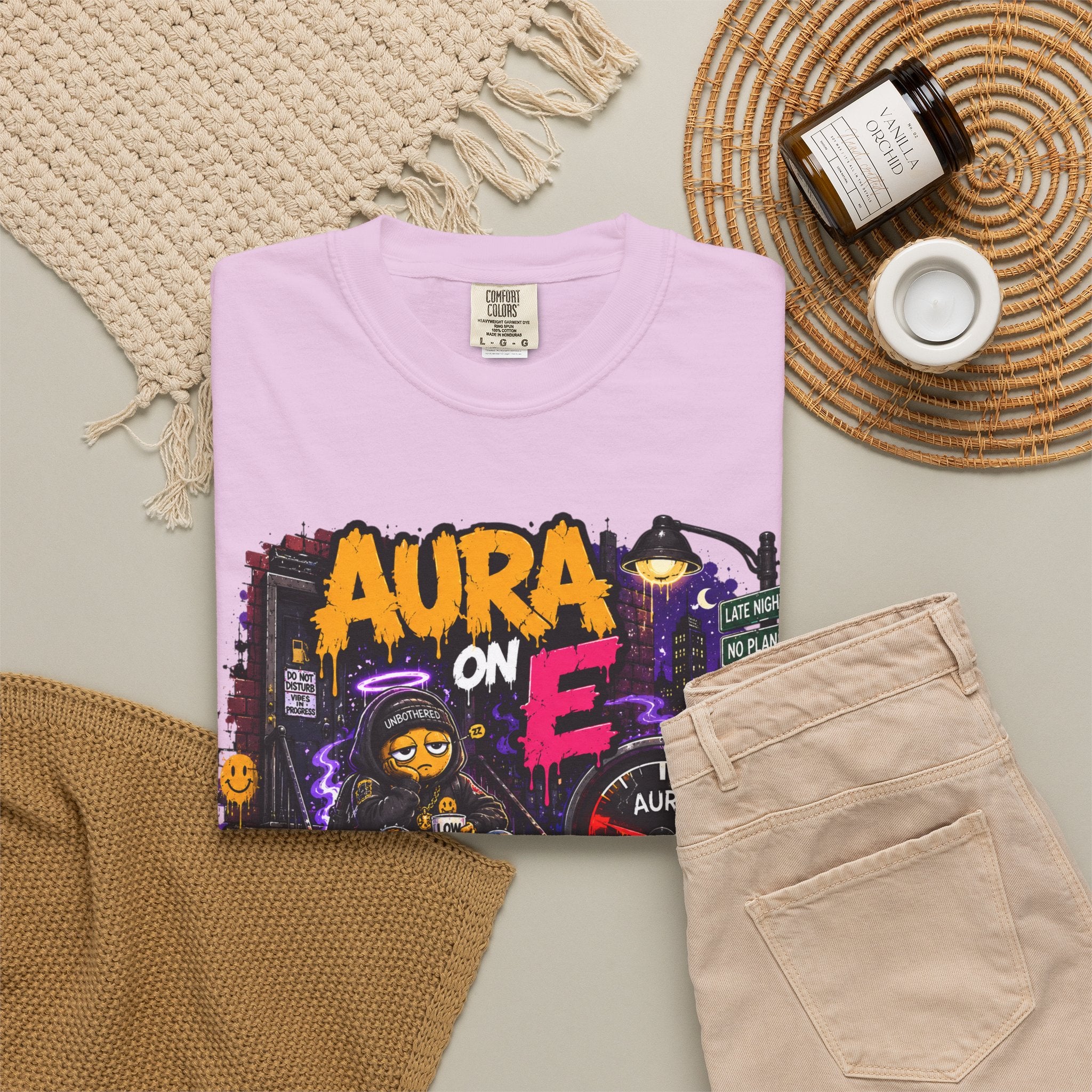 Aura On, Still Outside T-Shirt — Urban Graffiti Gaming Tee