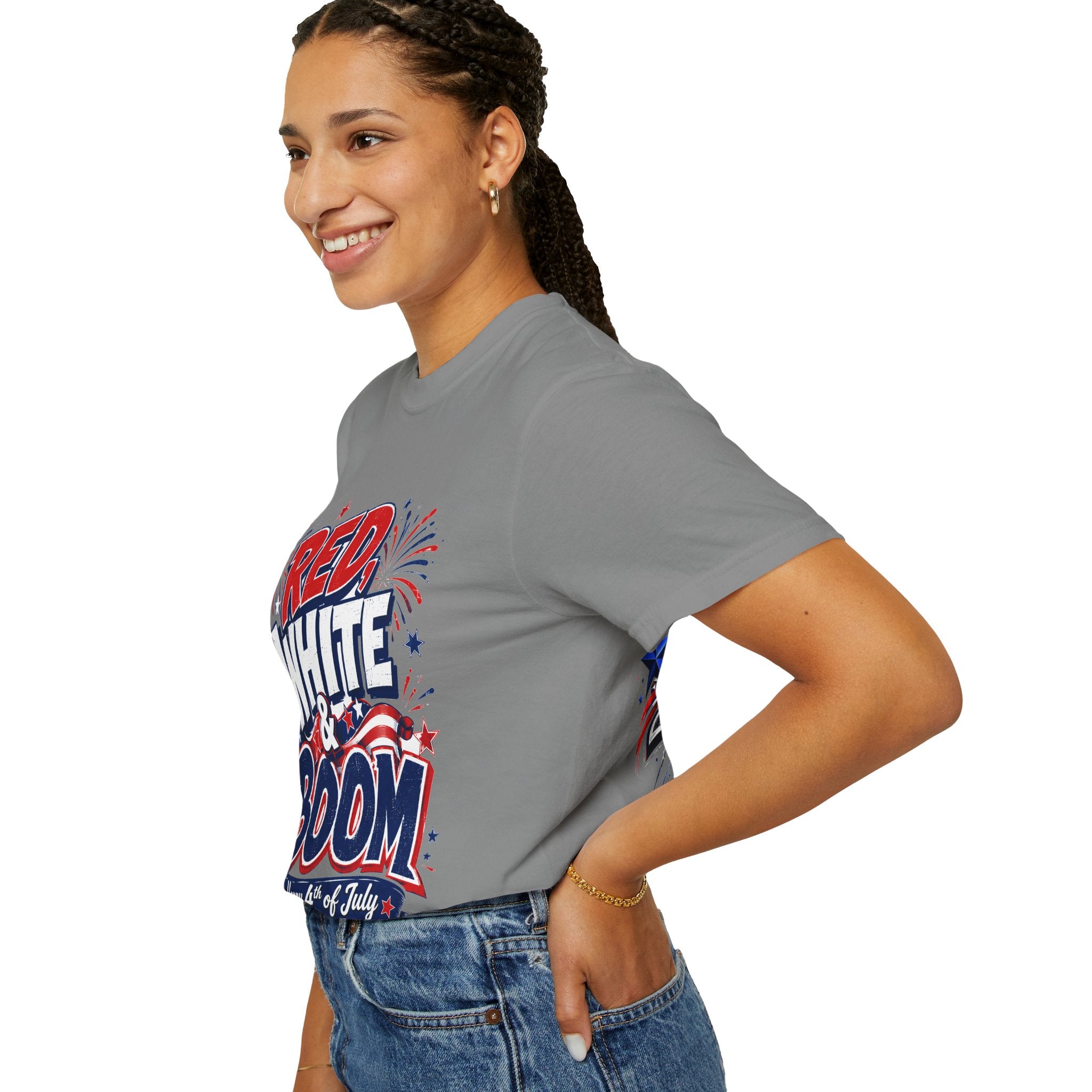 Red, White & Boom 4th of July T-Shirt