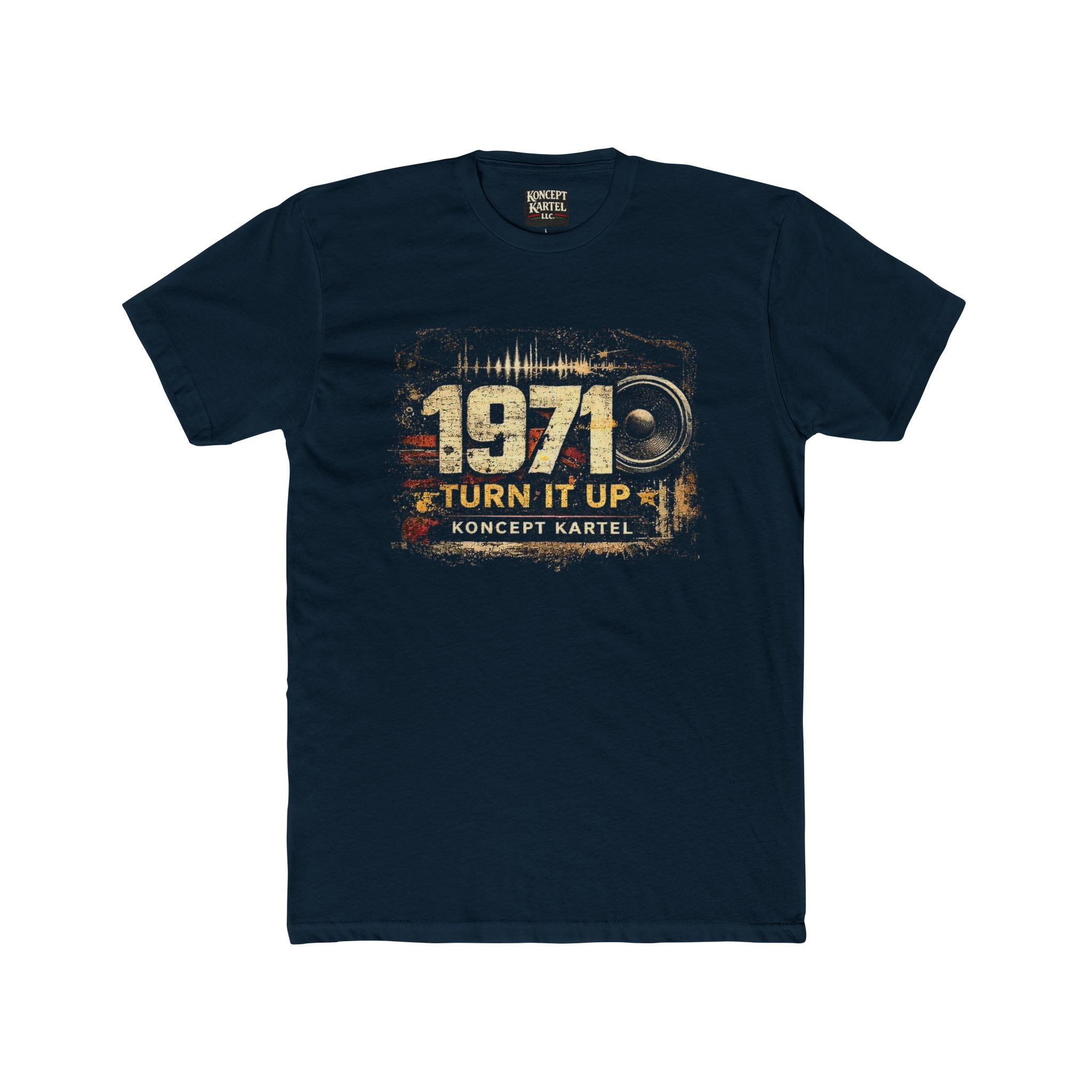 1971 Turn It Up Vintage Graphic Tee